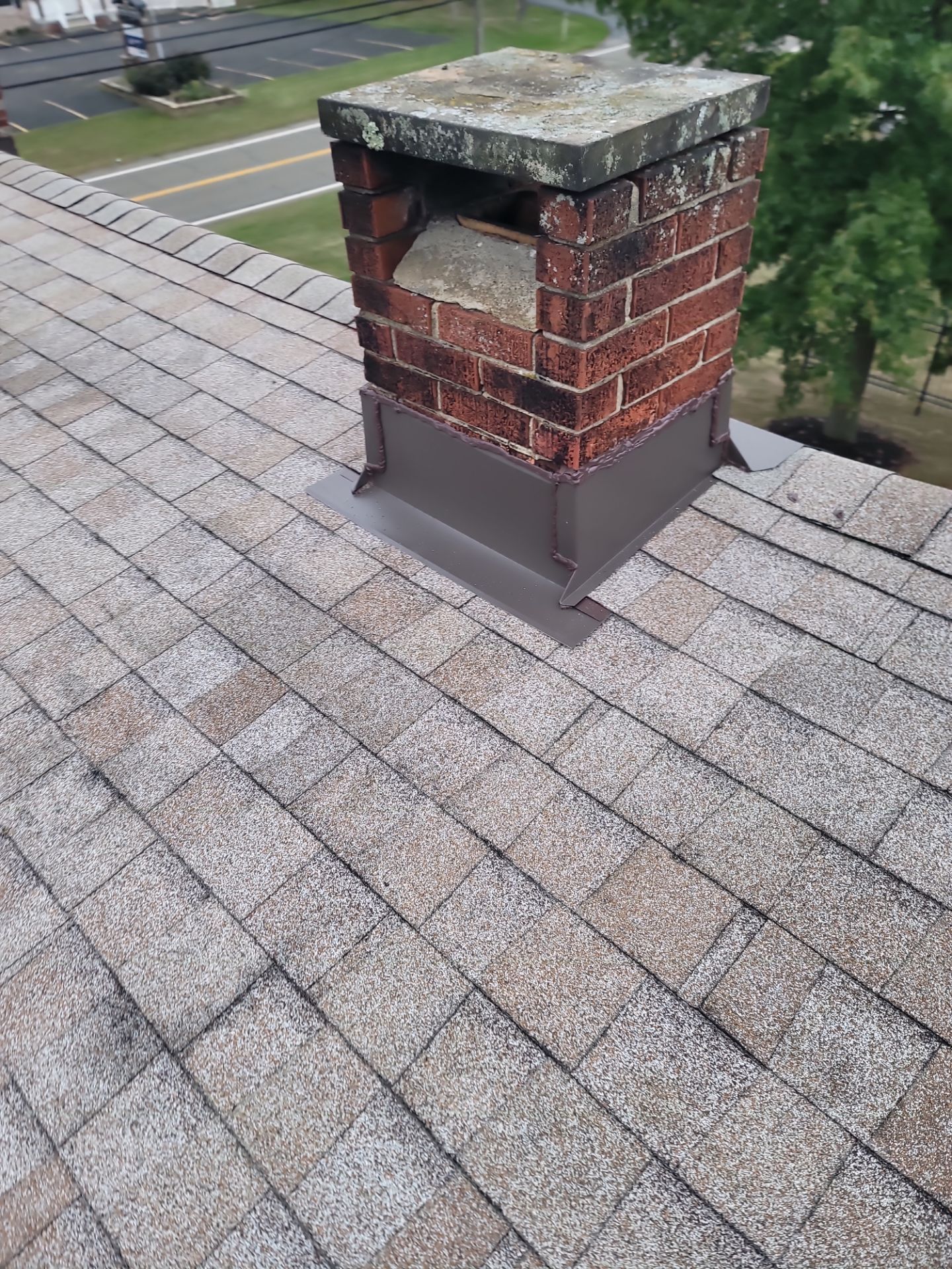 Atlas Pinnacle, Color, Cool Sand, Drip Edge, Color, Royal Brown by Eagle Eye Roofing