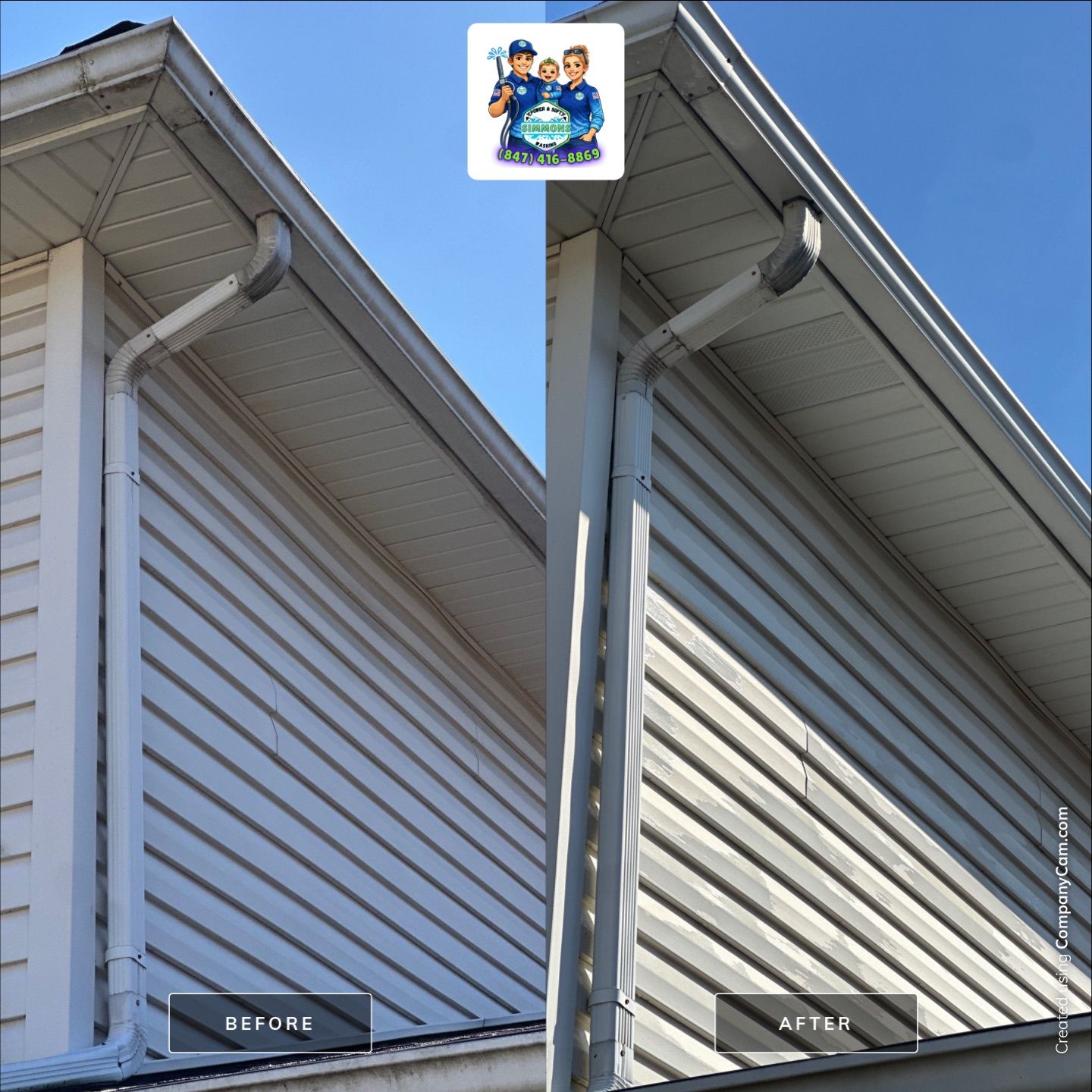 Project in Glenview by Simmons Power & Soft Washing