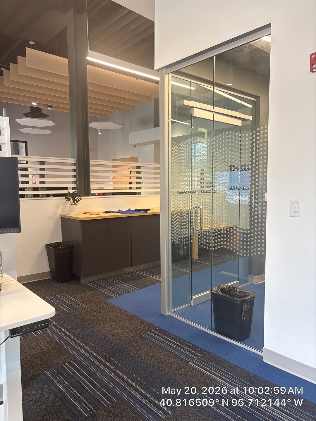 Modern Office Interior Build Out with Acoustic Ceilings in Lincoln by CompanyCam Sales Demo
