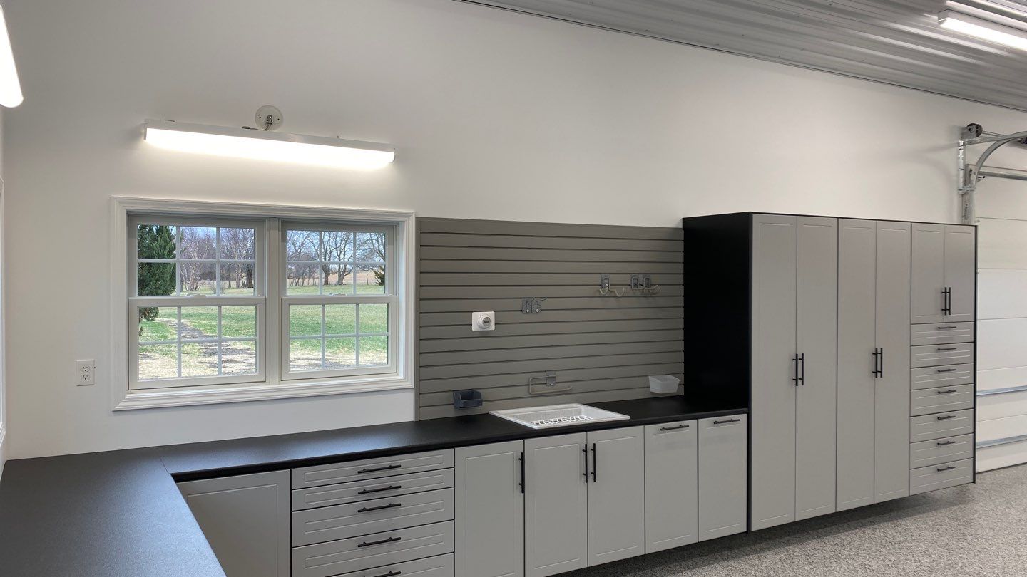 Pat F. gets a beautiful remodeled garage! by Banner Garage