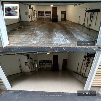 Beautiful Concrete Floor Coating in Shoreline