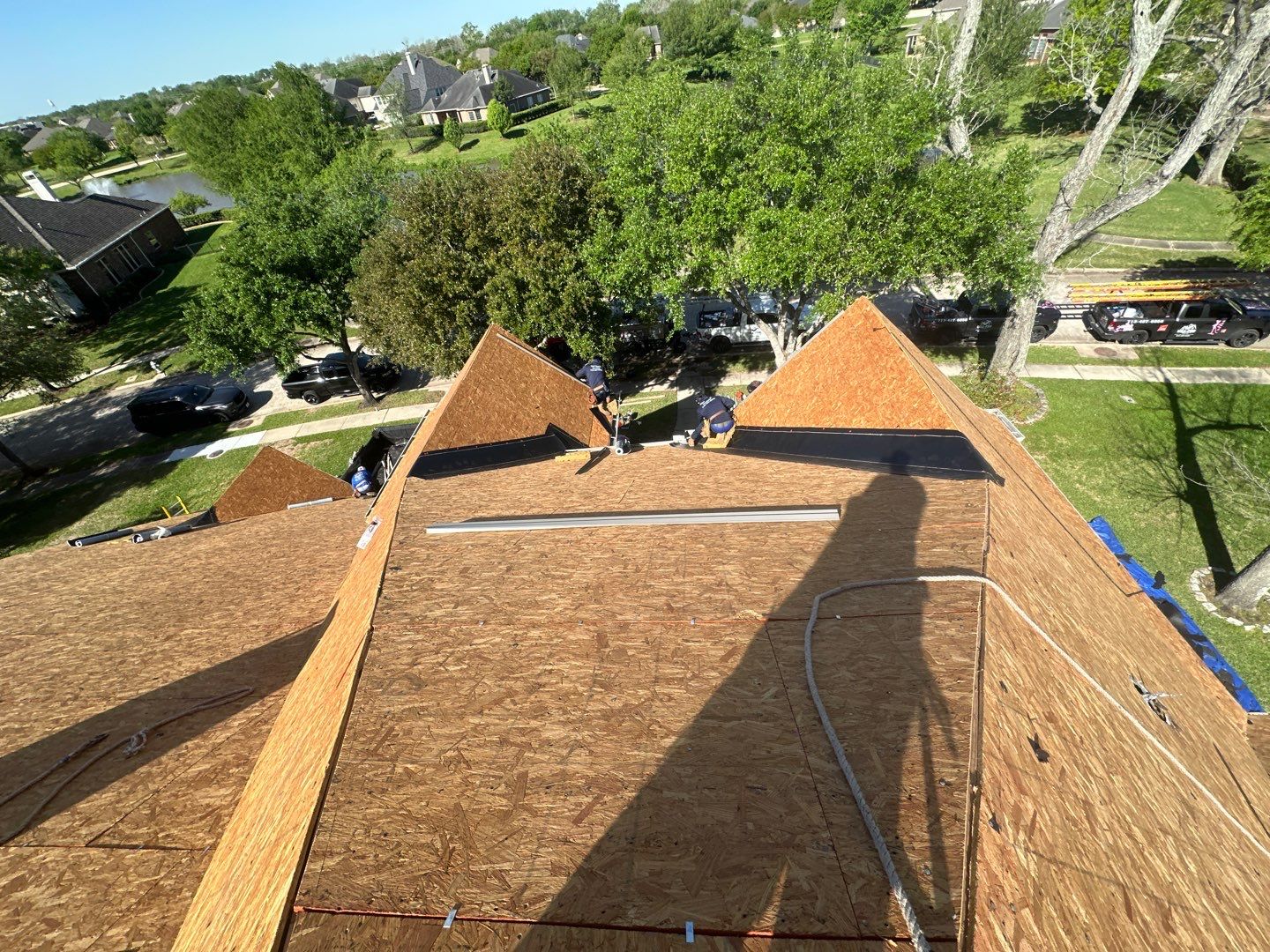 Residential Roofing Installation using Owen's Corning Duration (Lifetime) Shingles by Roof Repair Company
