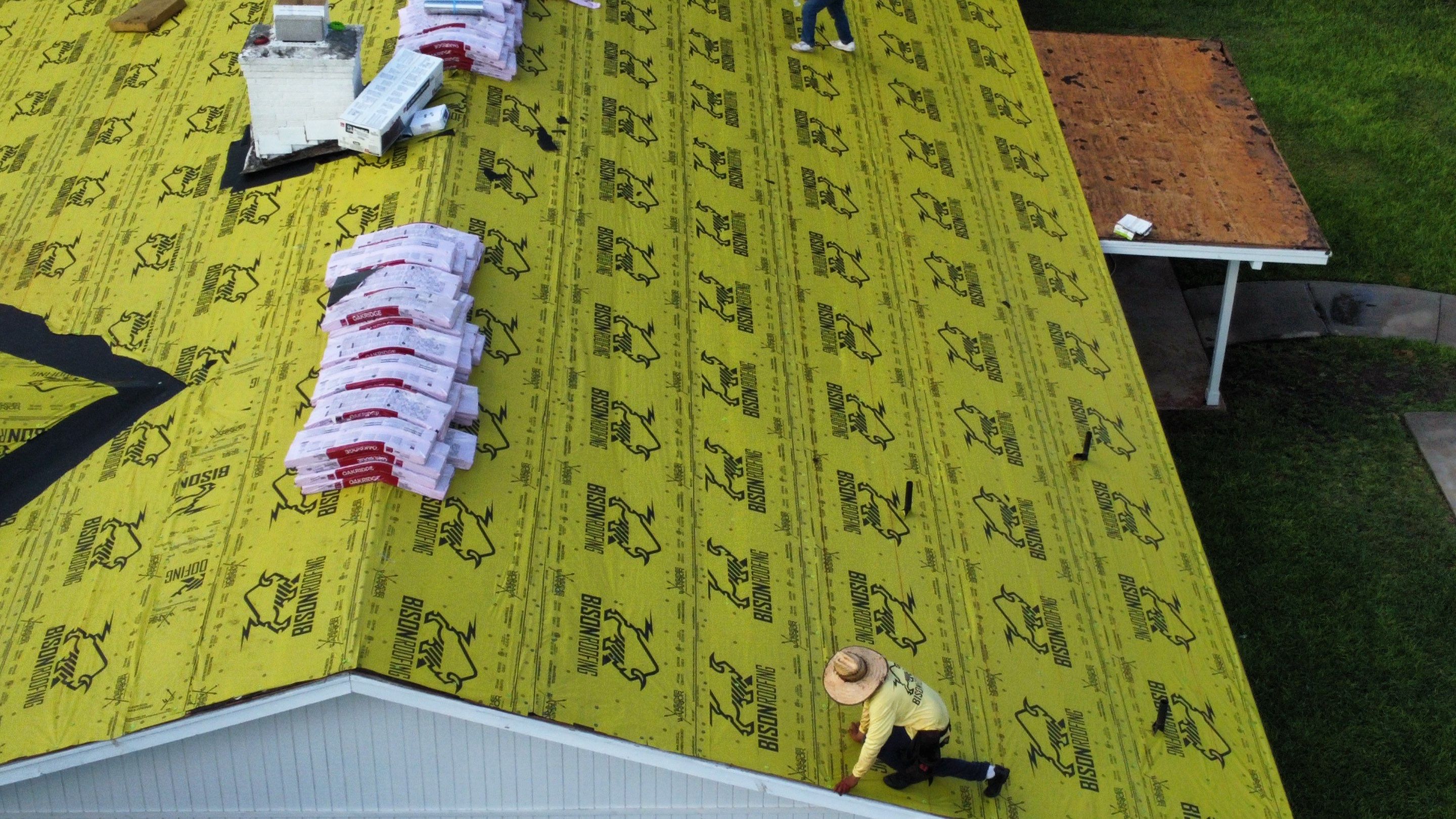 Mission Roof Project by Bison Roofing  