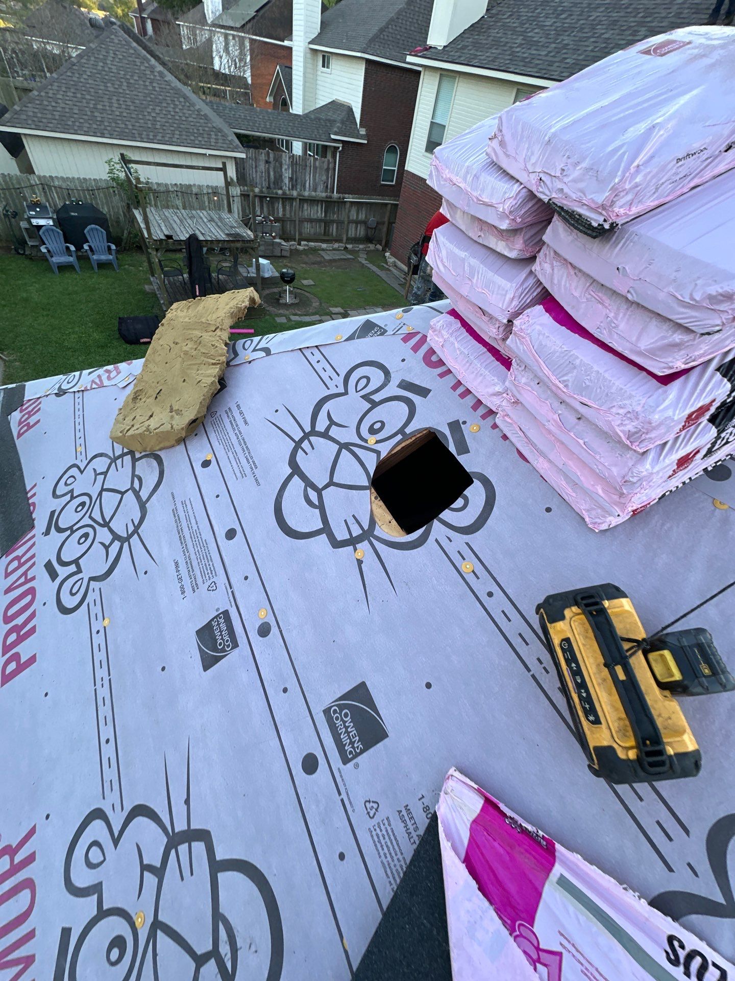 Project in Sugar Land by Motion Roofing