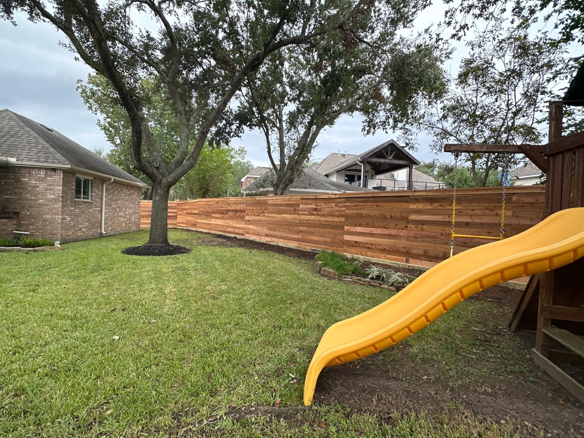 Fence Installation using Premium horizontal WRC by Tim's Fences