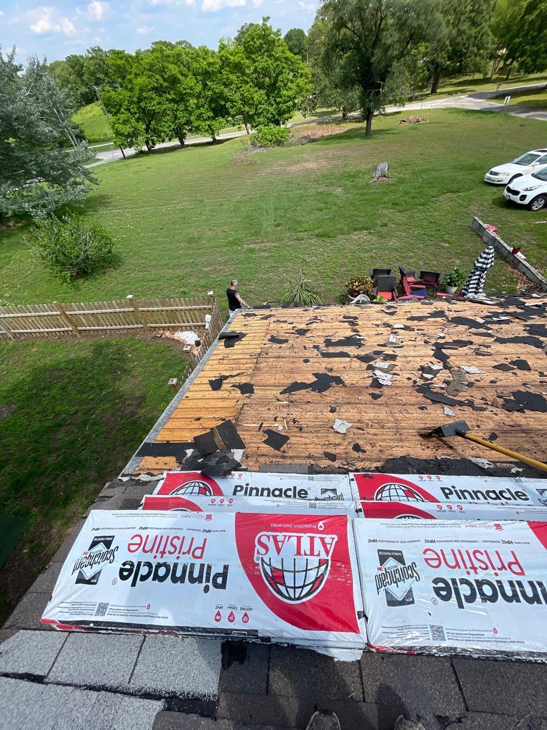 Residential Roofing Install - Atlas Pinnacle Pristine Shingles - Color Black Shadow  by Titan Commercial & Residential Roofing 