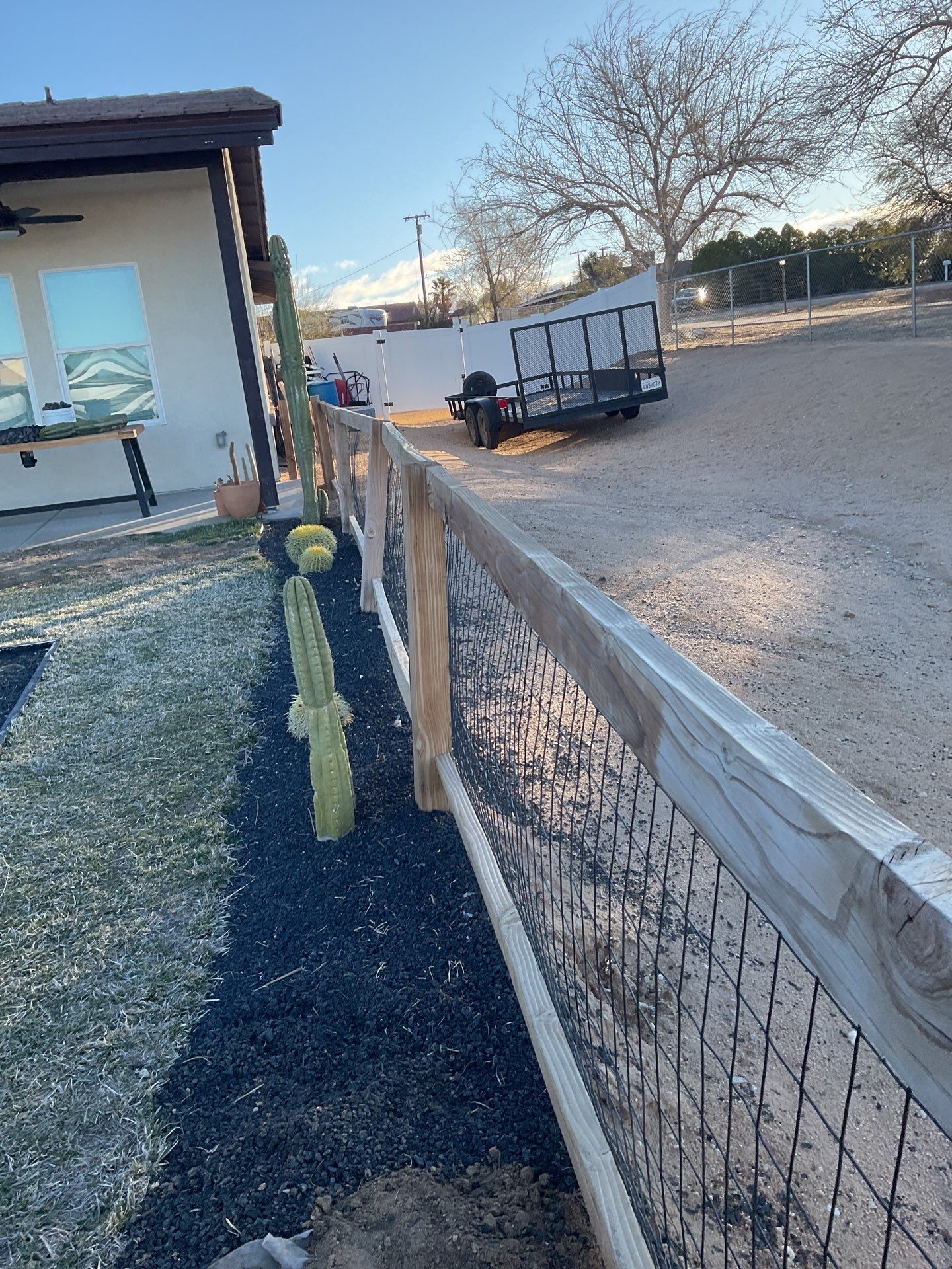 Fence Installation using Vinyl by Fence Guys Inc.