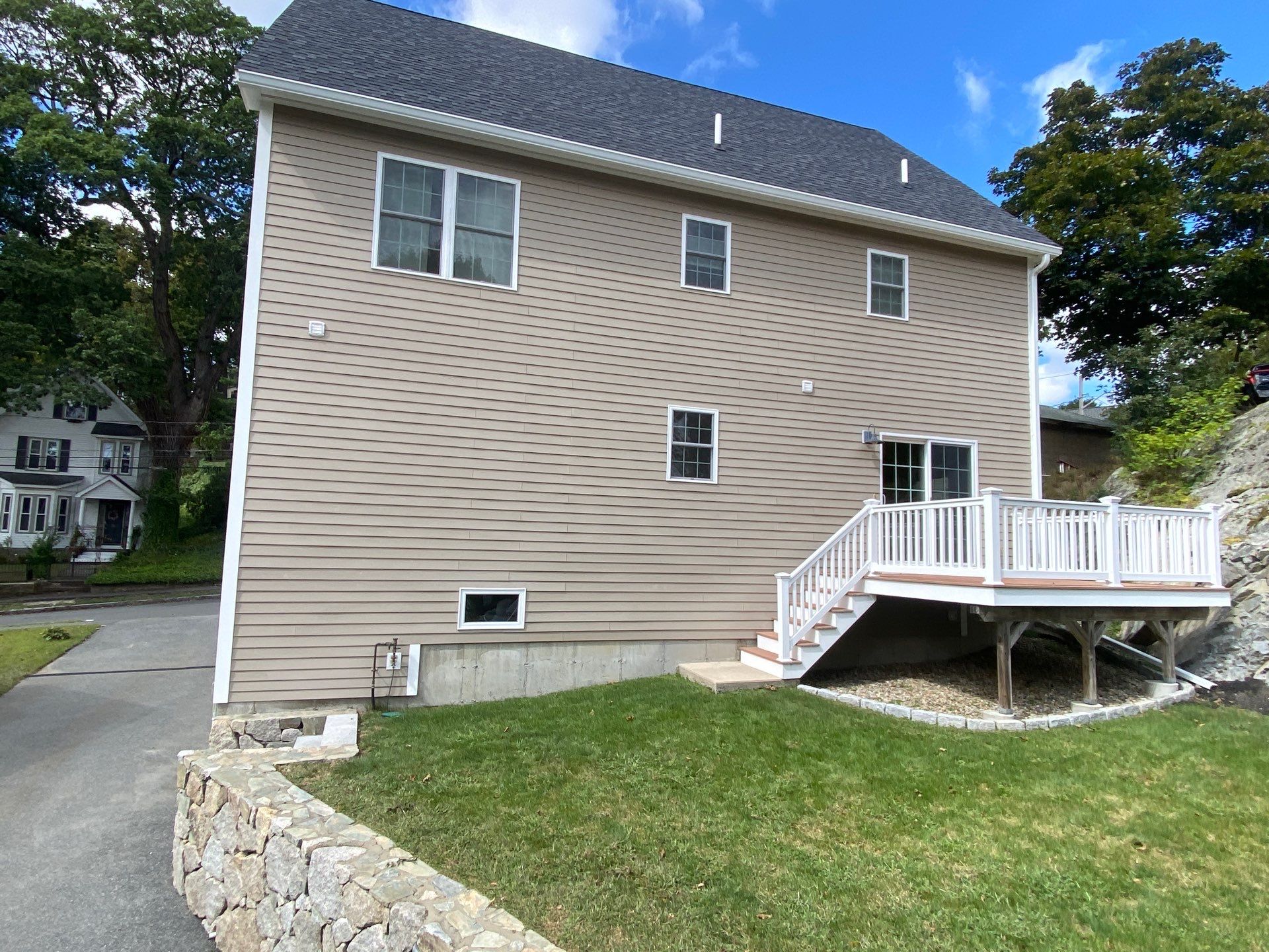 6" K Style Hover Gutter Install in Melrose MA by Gutter Pro Enterprises