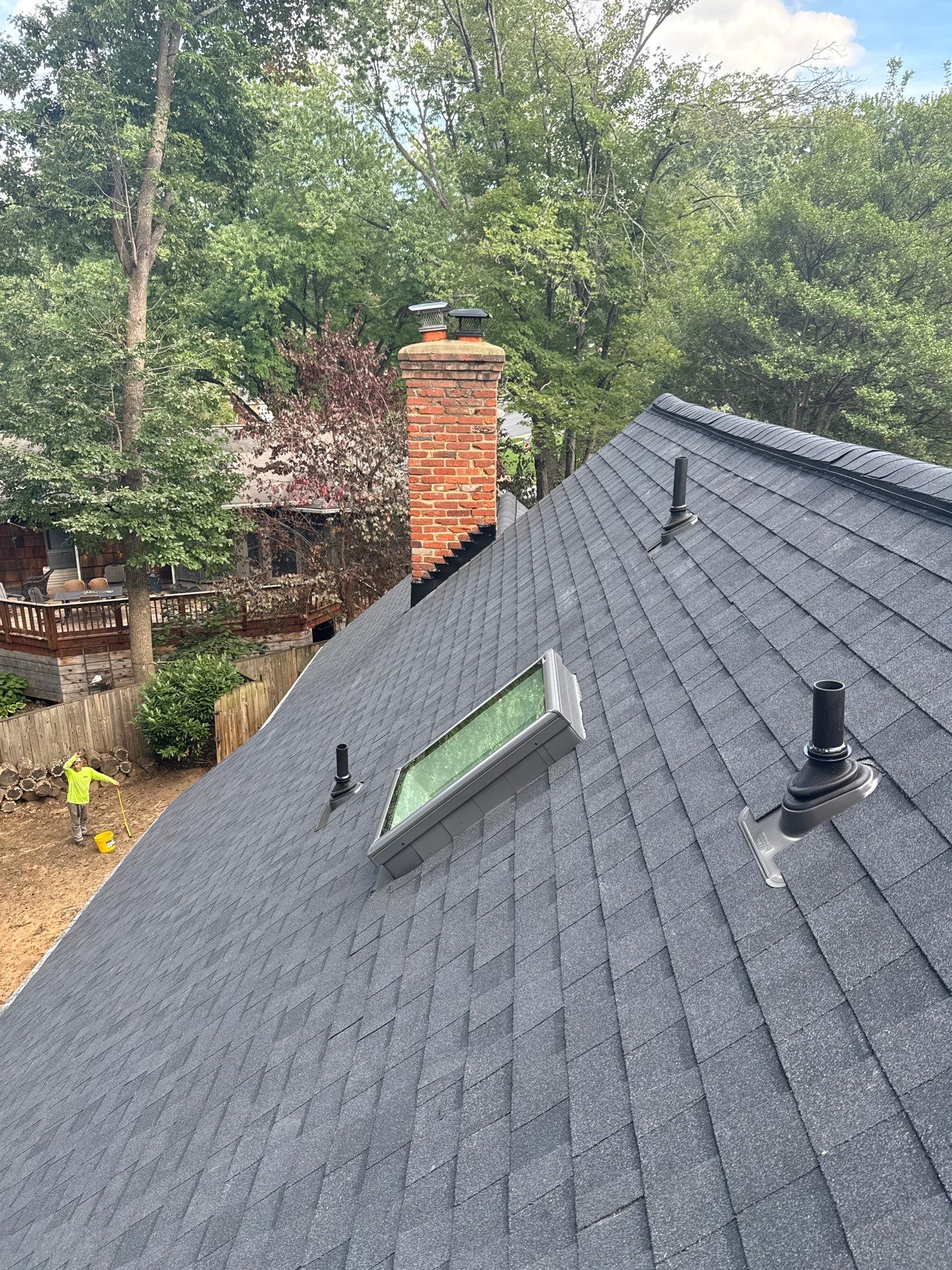 Falls Church: Residential Roof Replacement with CertainTeed Landmark in Moire Black  by RM Banning, Inc.