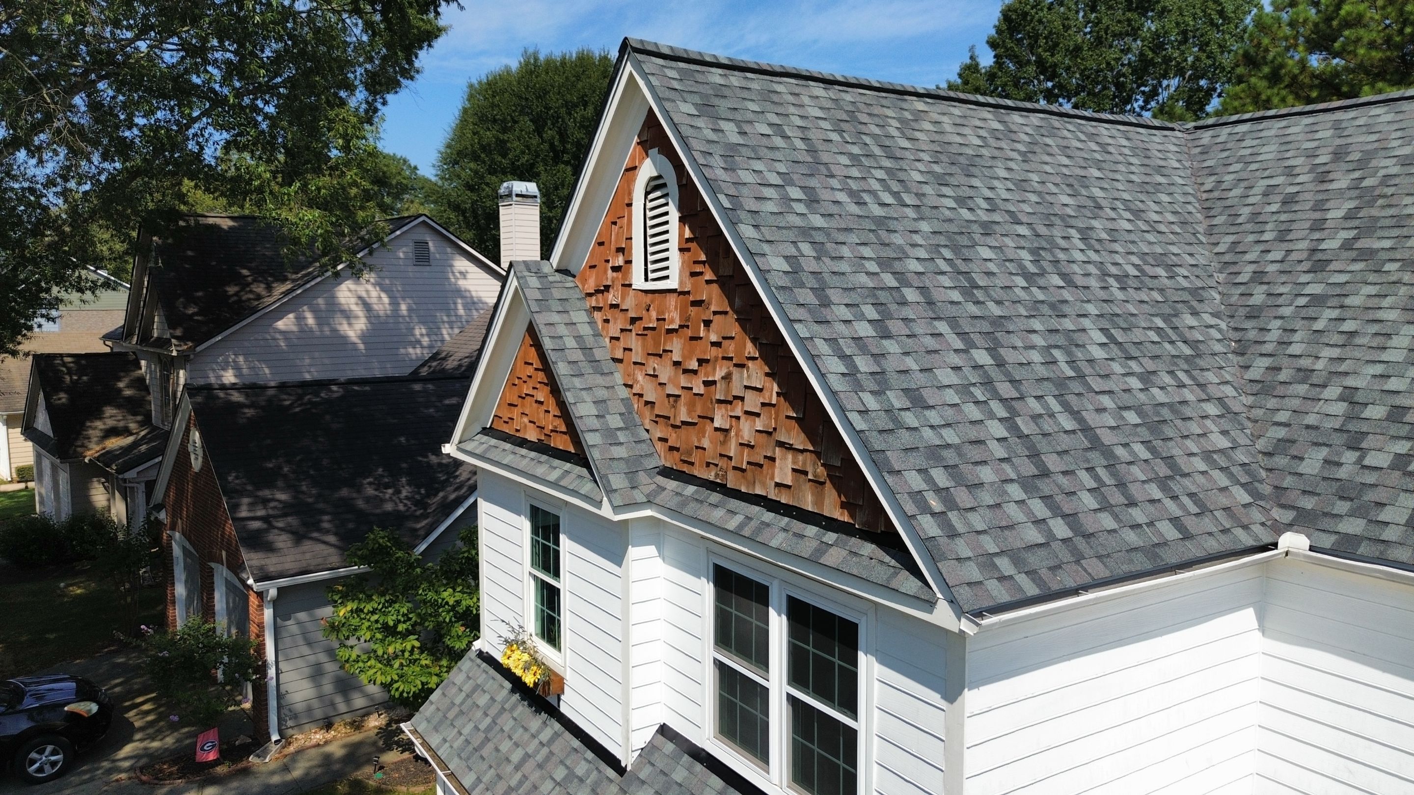 Roswell, GA Roof Replacement CertainTeed Landmark Colonial Slate by Reset Roofing