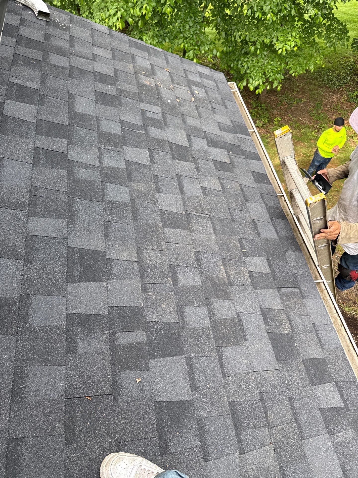 Reston Roof Replacement with CertainTeed Landmark PRO in Max Def Moire Black by RM Banning, Inc.