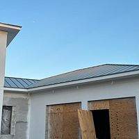 .032 Aluminum 1.5" Mechanical Seam Dove Gray by Total Roofing System The Metal Roof Experts