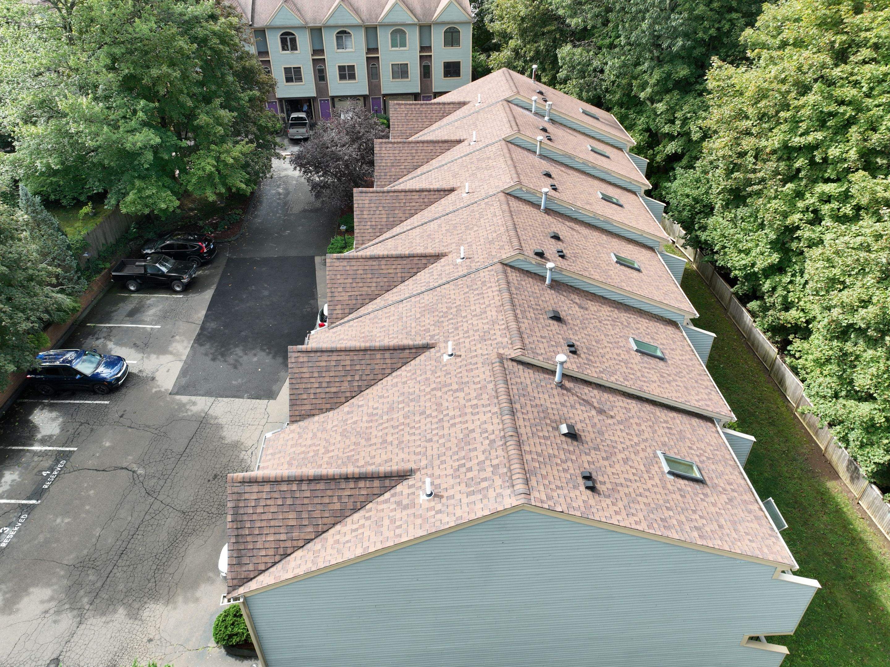 Residential Roofing Installation using Owens Corning Duration Brownwood by A Plus Exterior