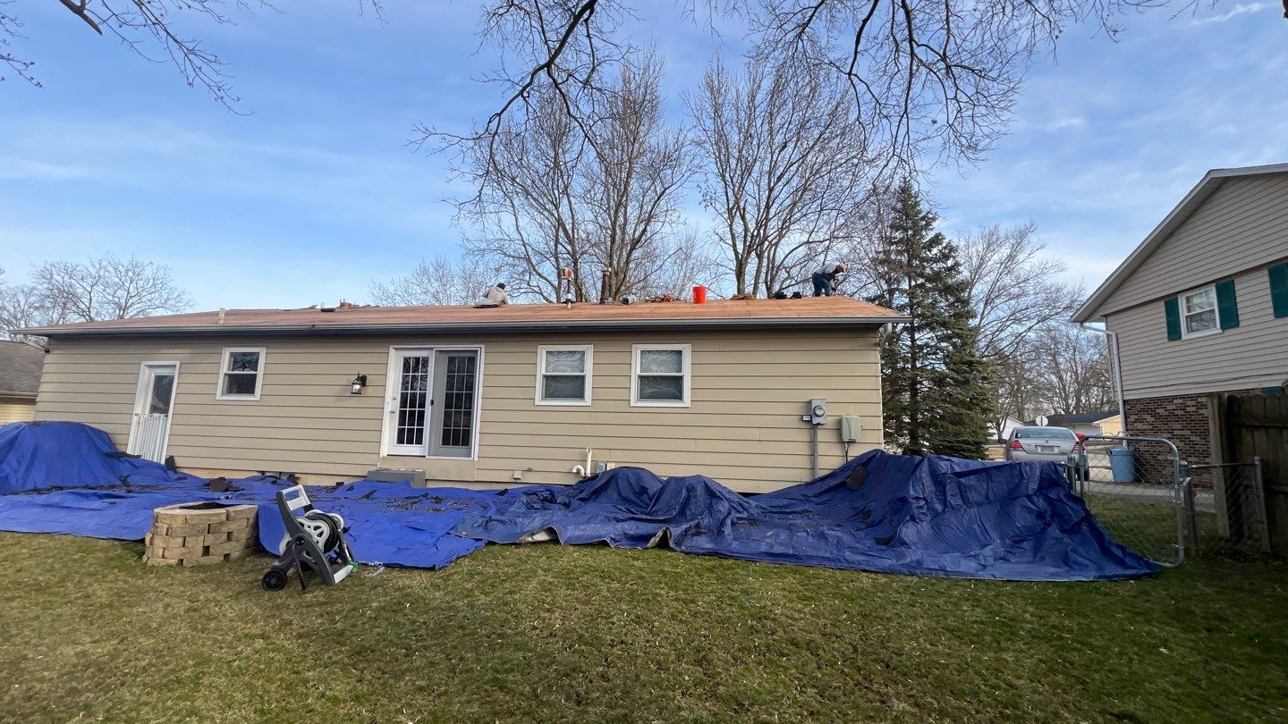 Residential Roofing Installation using GAF Timberline HDZ Charcoal by Nitro Roofing and Construction