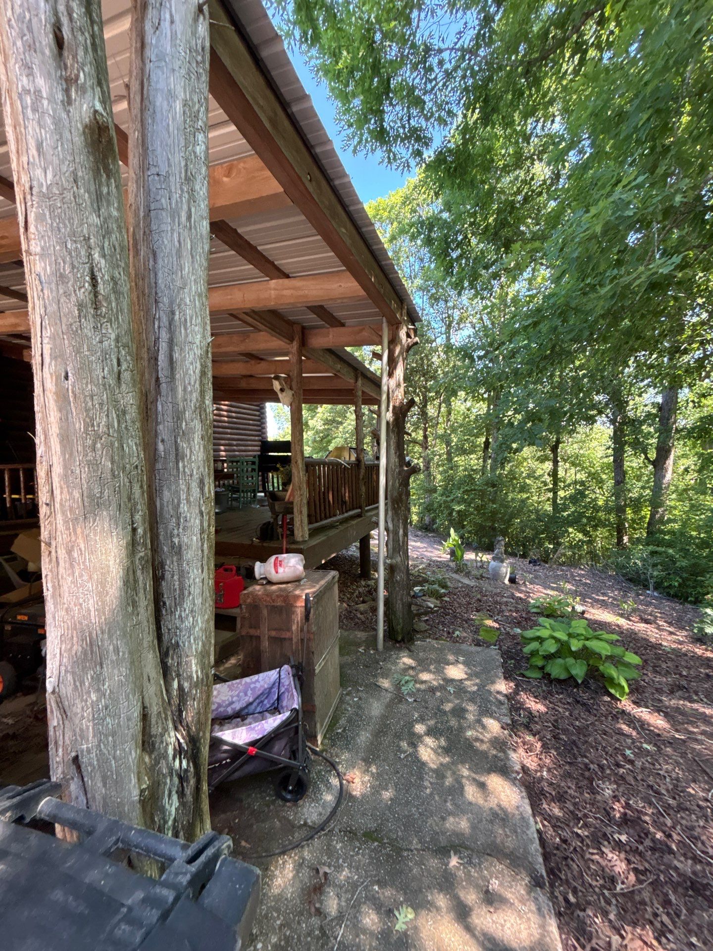 Log Cabin Termite Monitoring System and Structural Inspection in Shelby by Alabama Professional Services