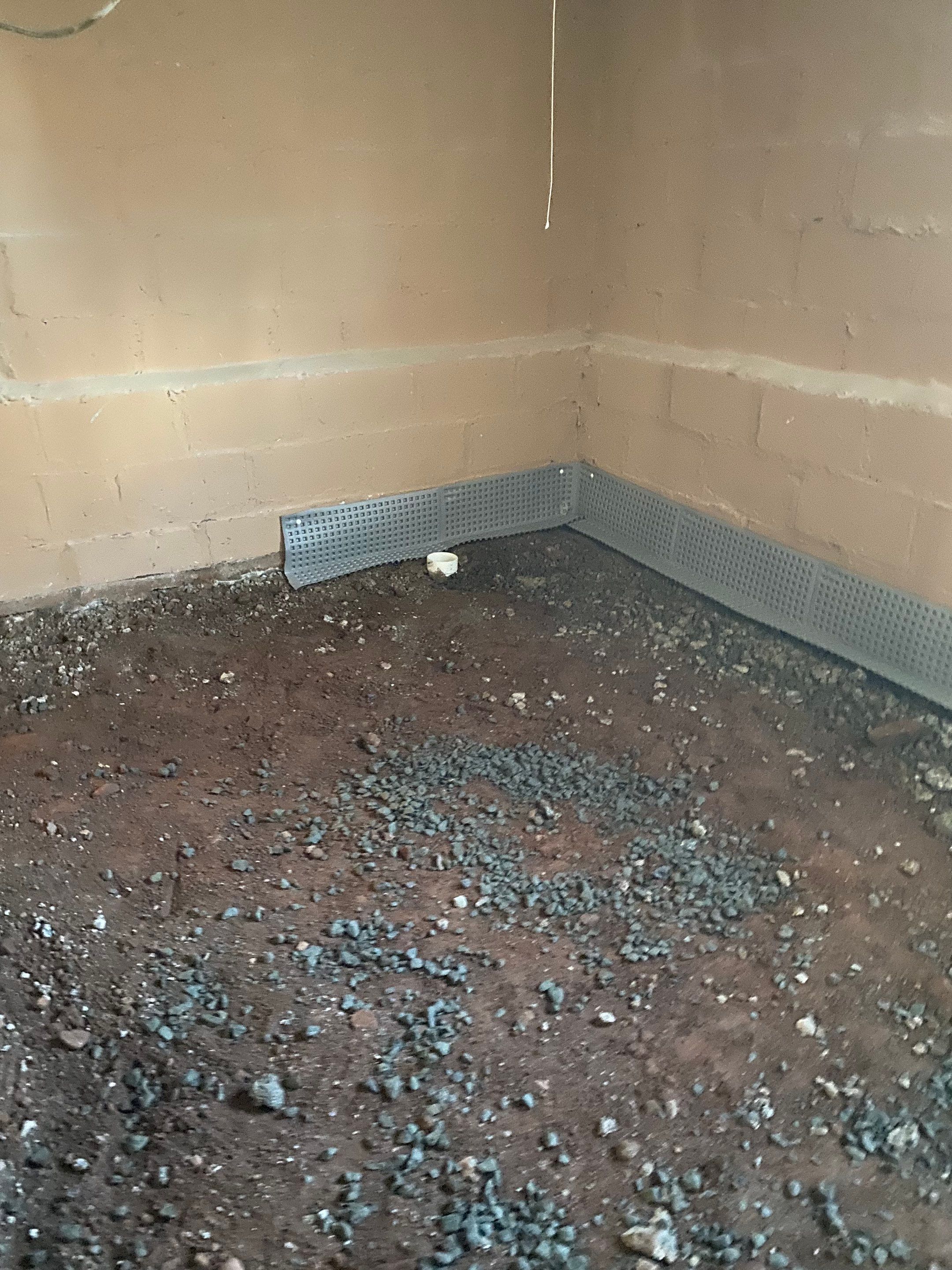 Interior French Drain, Lally Column Replacement & Concrete Floor Replacement in South Orange, NJ by Pure Service Pro, LLC