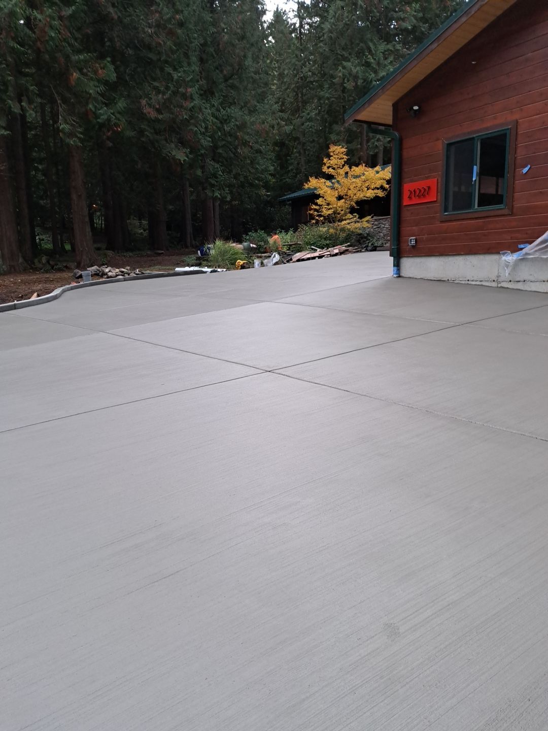 Pia | Custom Concrete Driveway, Walkway & Floating Steps by Jireh Asphalt & Concrete Inc 
