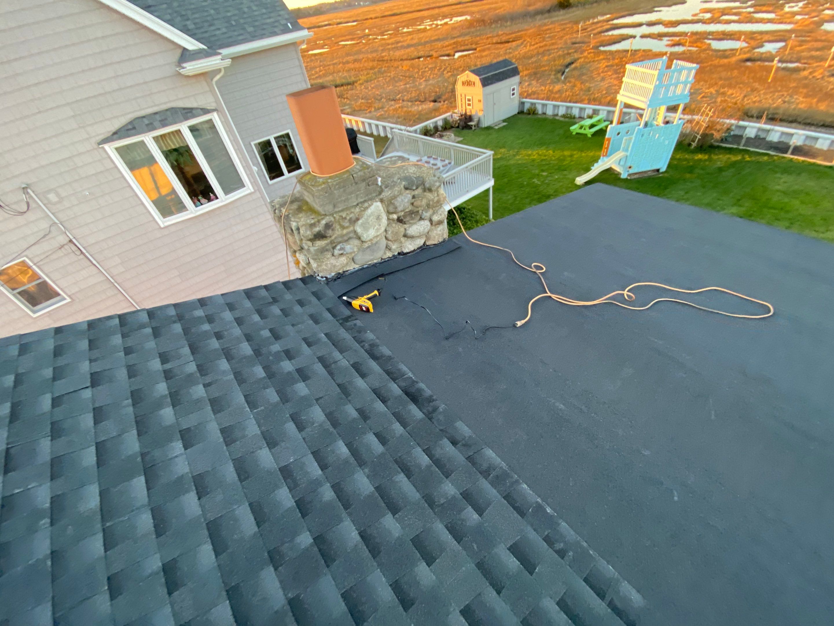 Residential Roofing Installation using GAF Timberline HDZ by Sensible Home Solutions