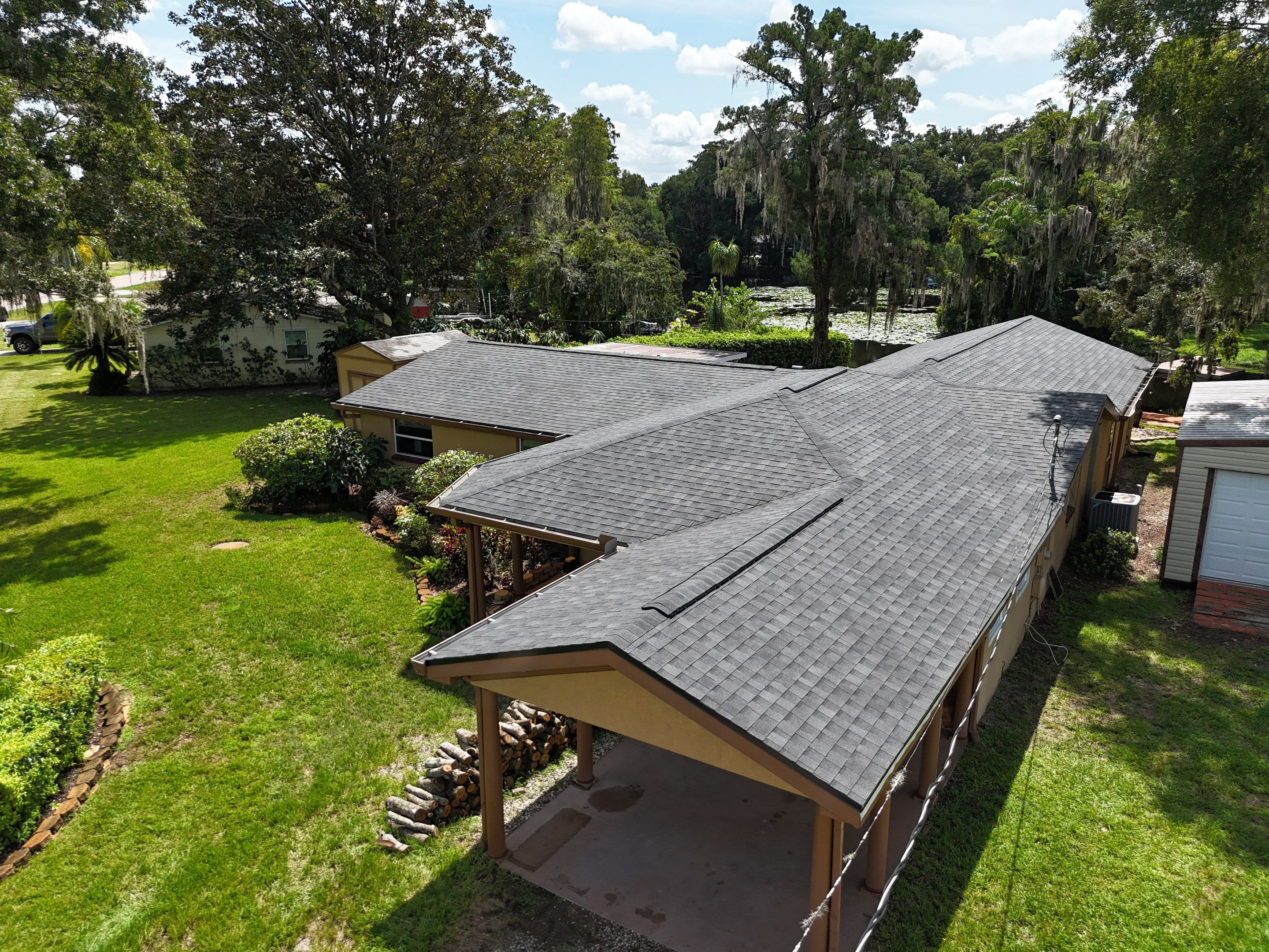 Roof Replacement in Land O' Lakes FL. by Steadfast Roofing 