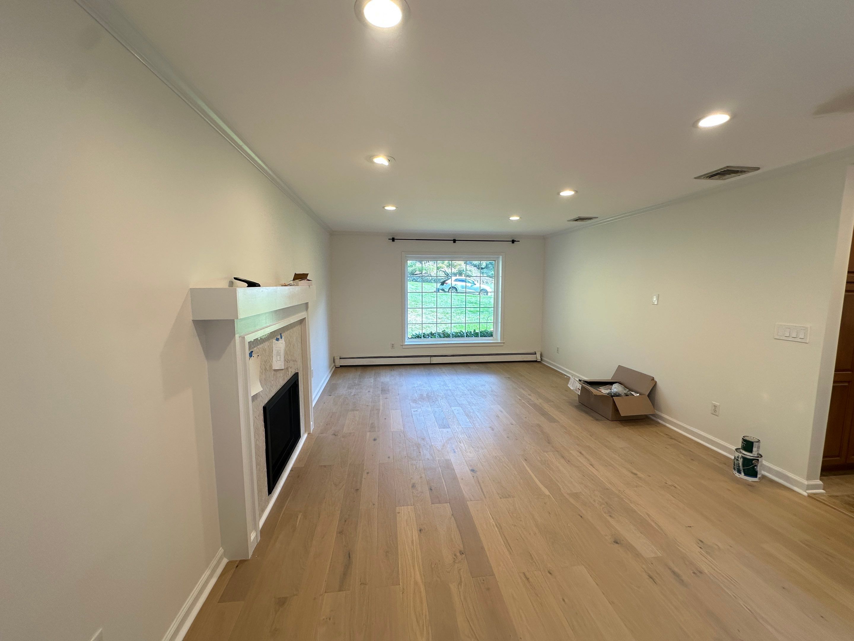 Family Room Remodel using Benjamin Moore by Home Concepts Construction