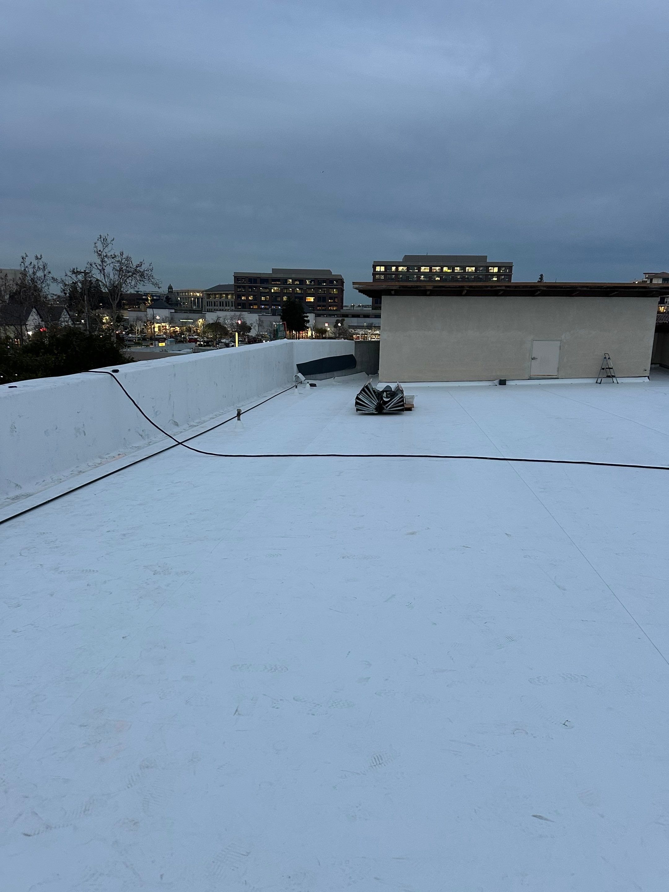 Project in Redwood City, CA by Sanchez Single Ply Roofing