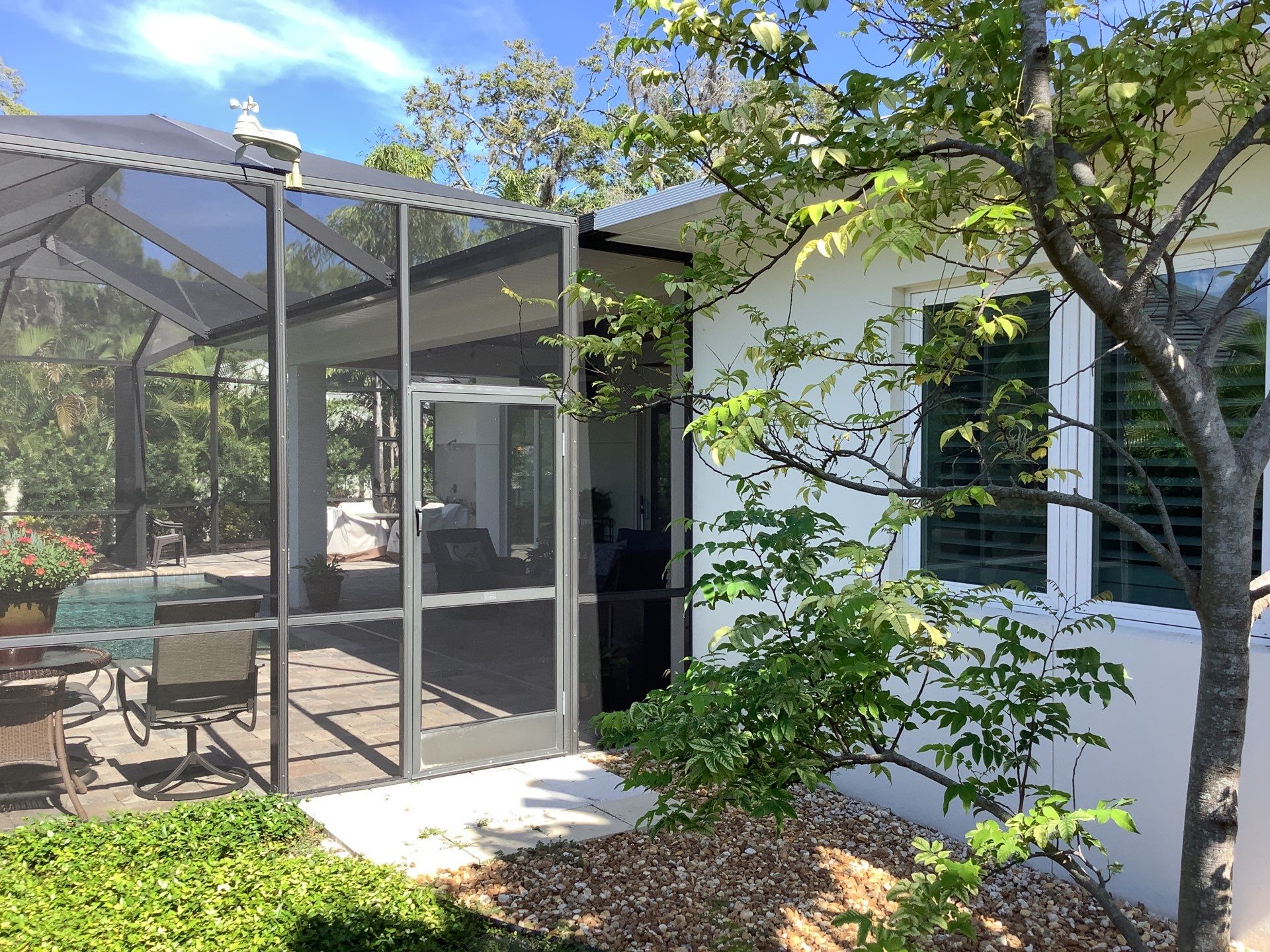 Gutter guards installation combined with gutter cleaning in Sarasota, FL by Gutter Professors