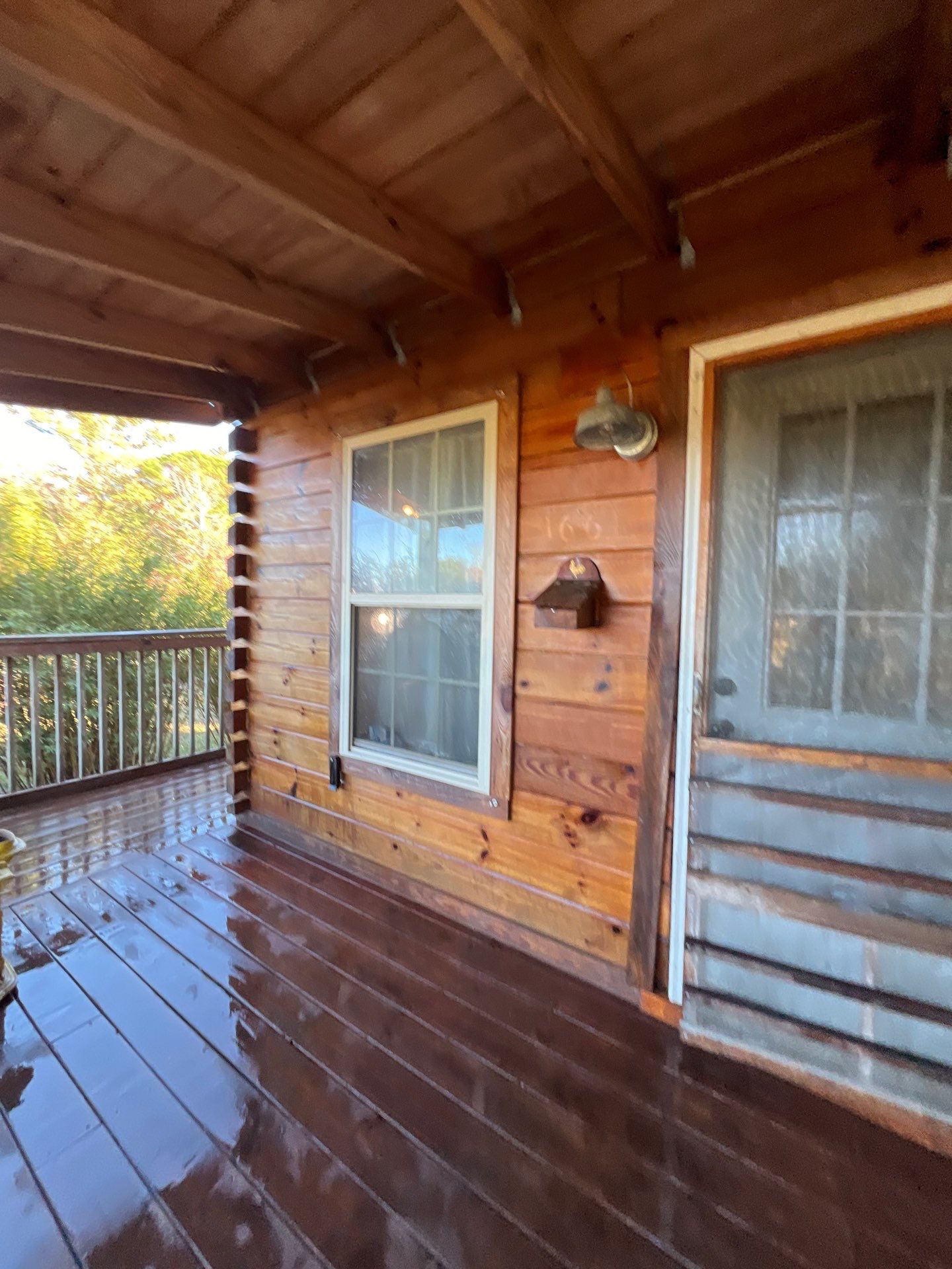 Cabin using Wood Sealant by DuraSeal
