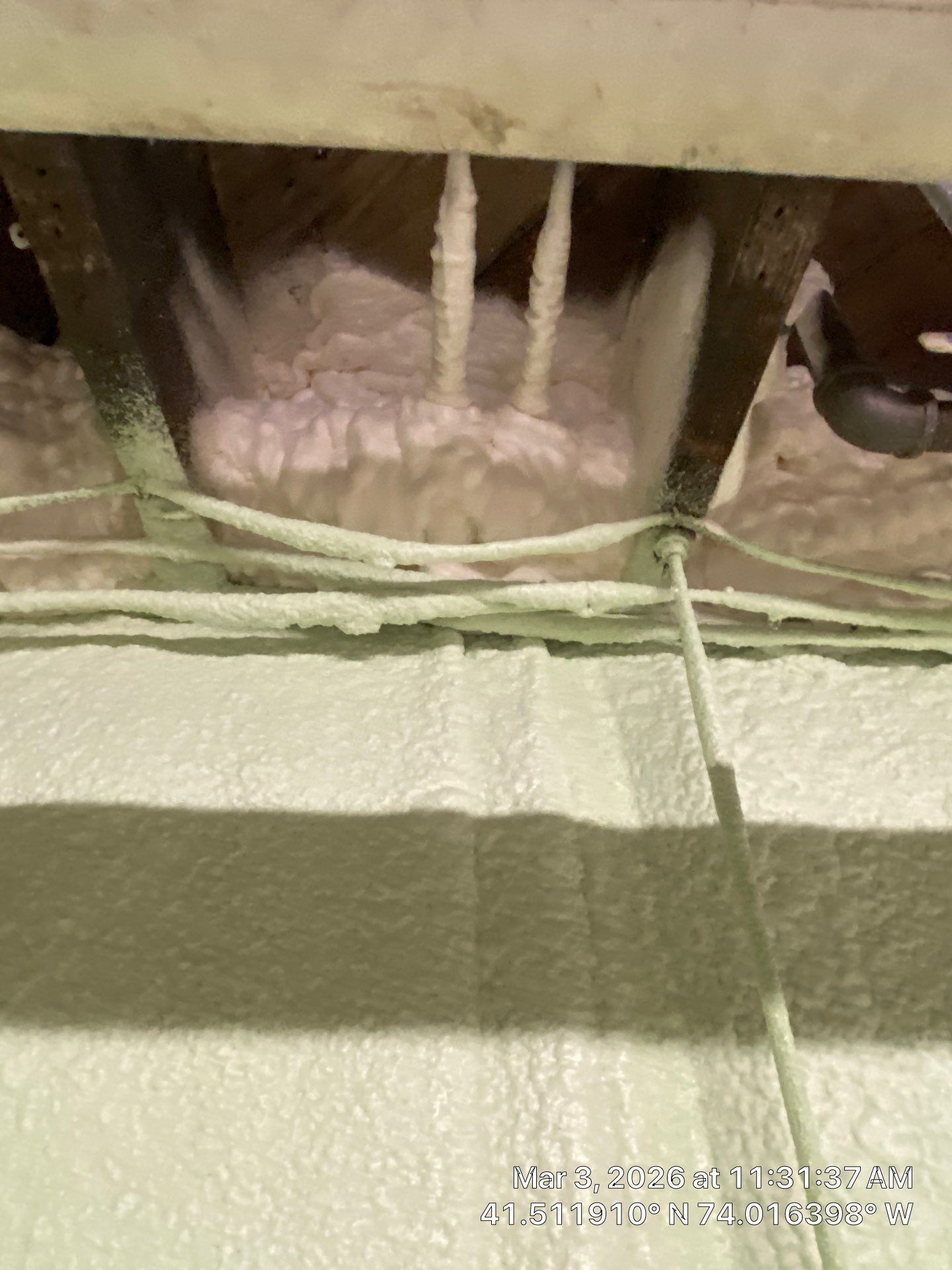 Attic Insulation using open cell spray foam by NYS Foam & Energy