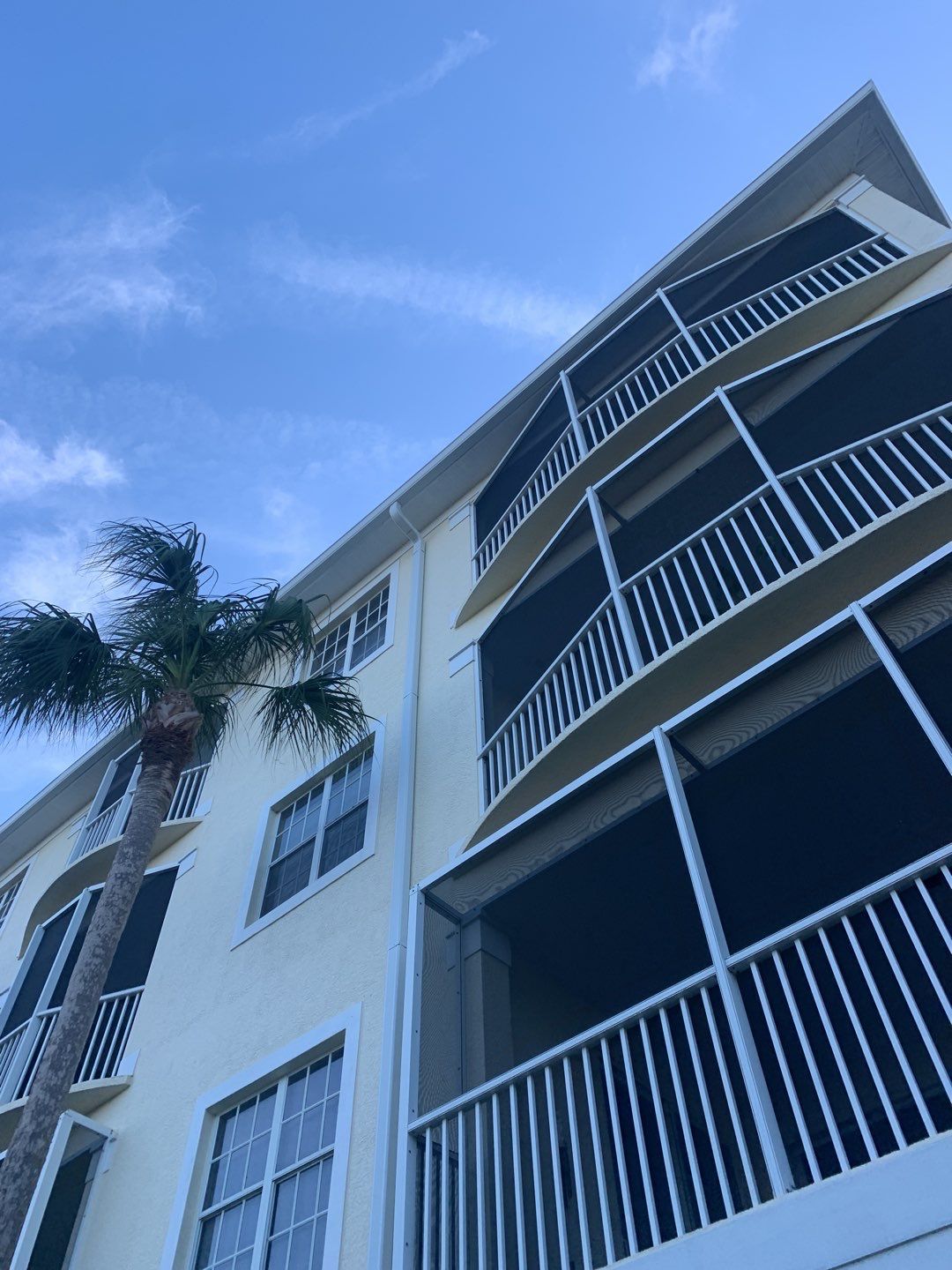 White Aluminum Gutters and Downspouts in Fort Myers FL by Gutter Professor by Gutter Professors