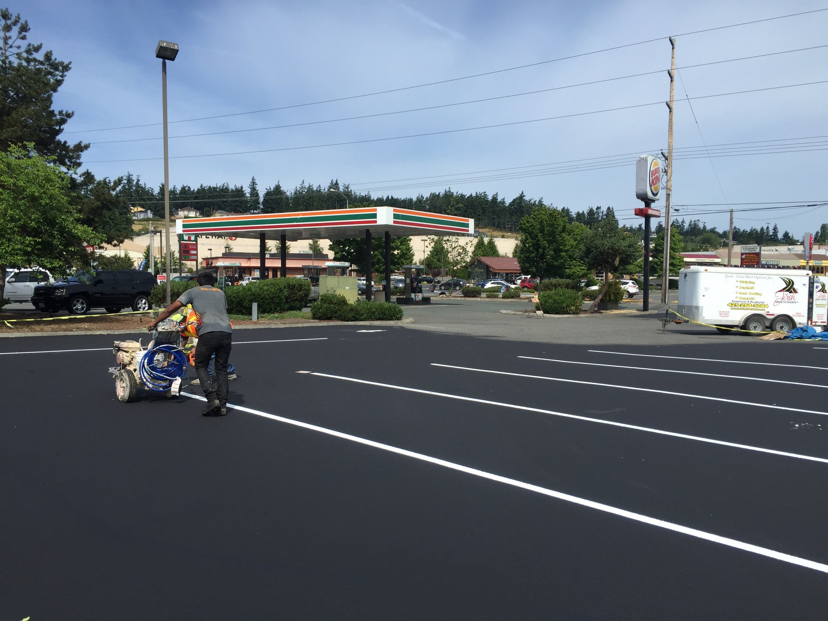 Burger King Oak Harbor  by Jireh Asphalt & Concrete Inc 