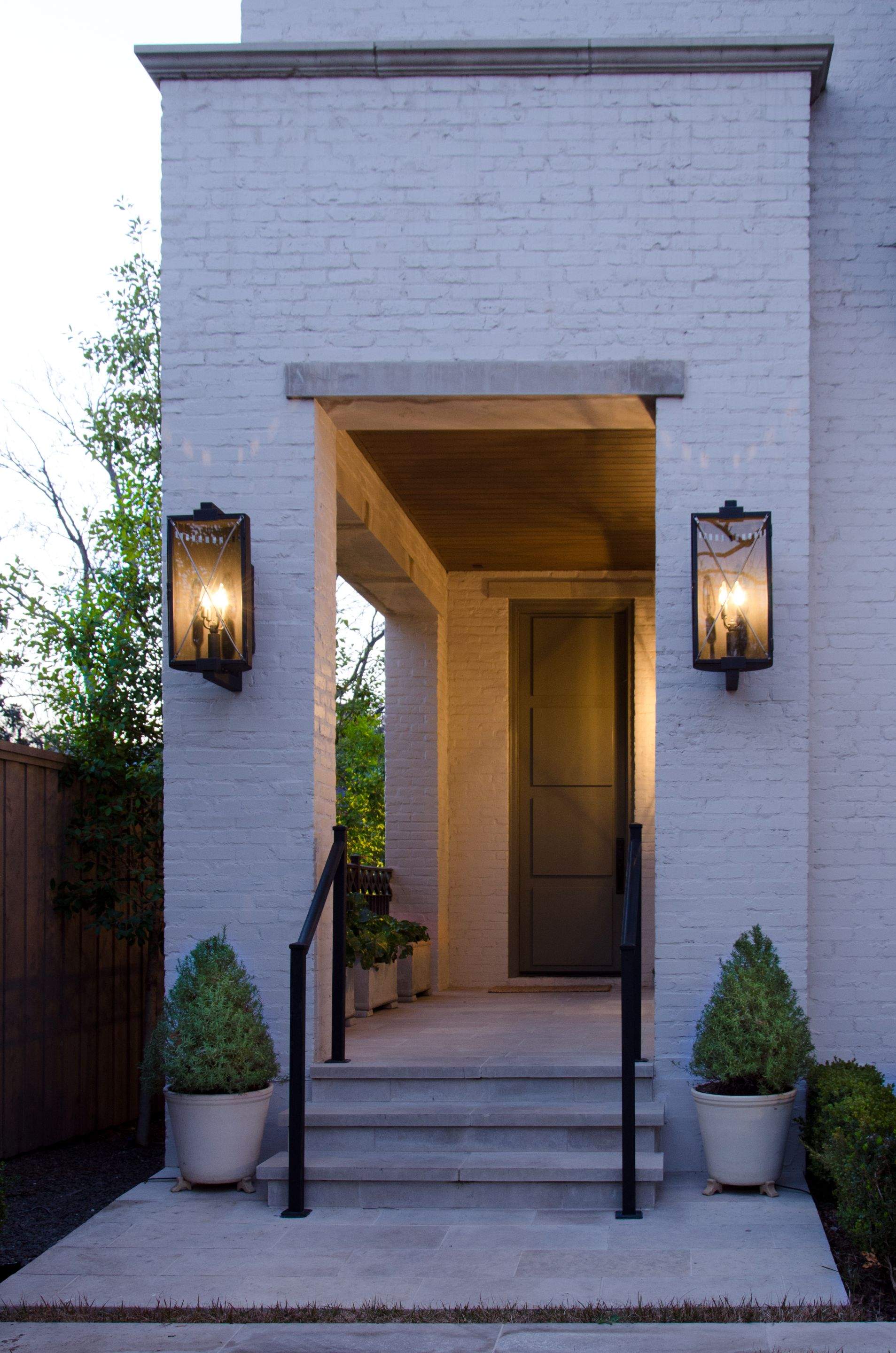 Architectural Outdoor Lighting and Custom Decorative Lantern Installation by Solara Custom Living