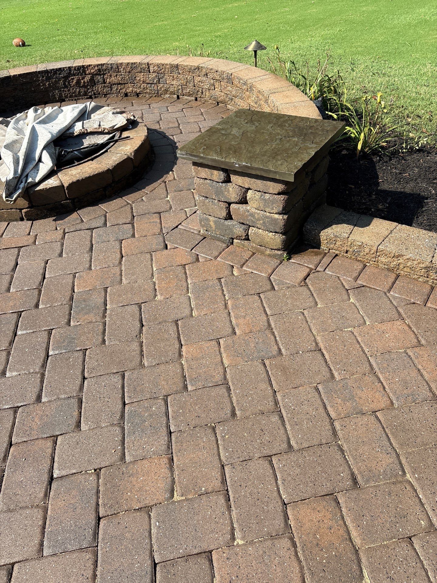 Paver Patio using Concrete Sealant by DuraSeal