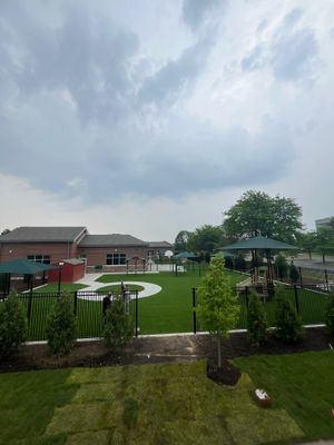 KinderCare of Lincolnshire Commercial Playground Turf Installation