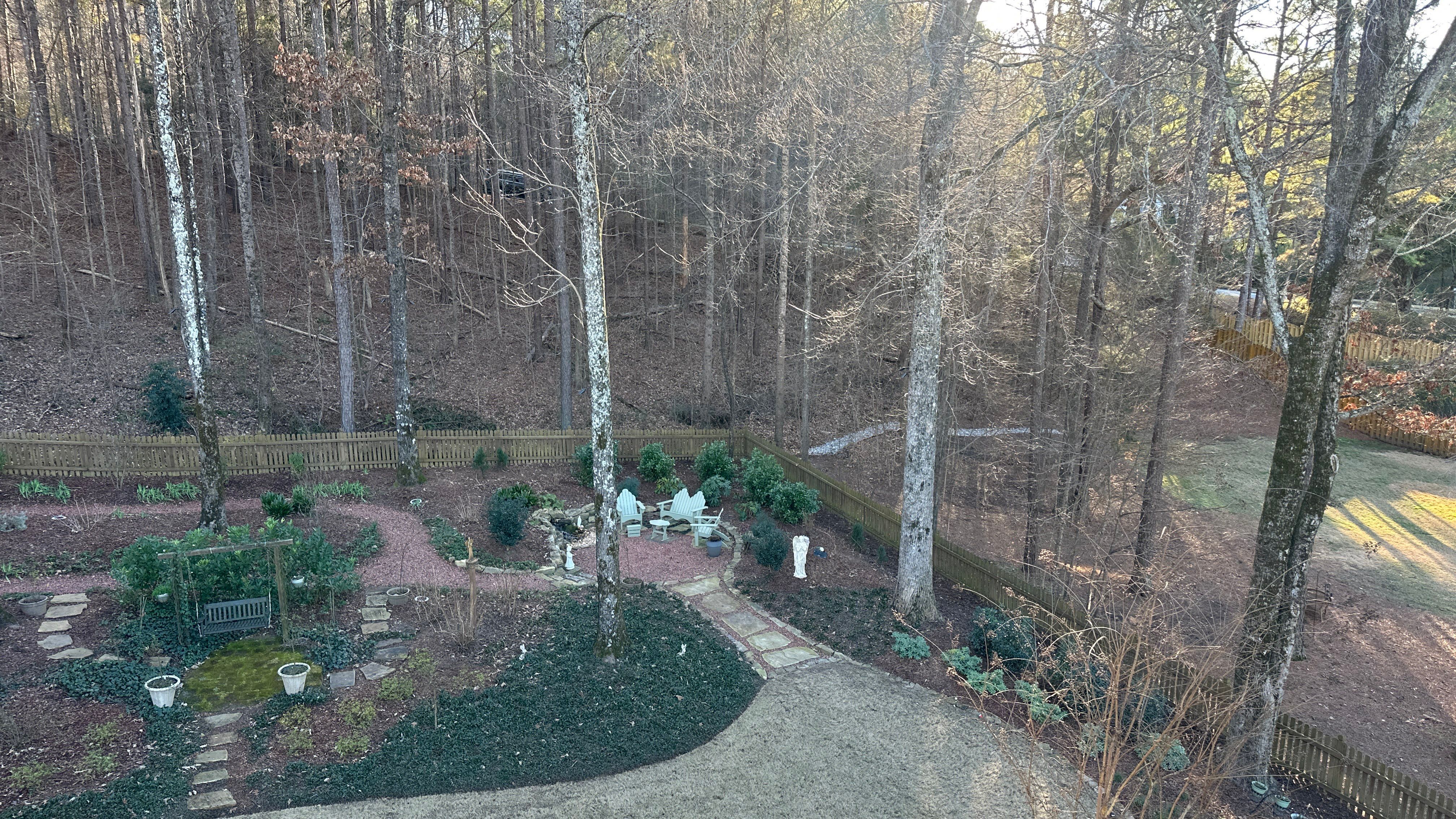 Custom Landscape Transformation and Hardscape Installation in Birmingham by NATURE ONE - LANDSCAPE DESIGN