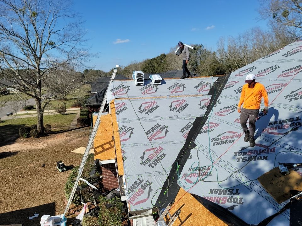 Residential Roofing Installation using Roof Replacement by American Roofing & Construction LLC