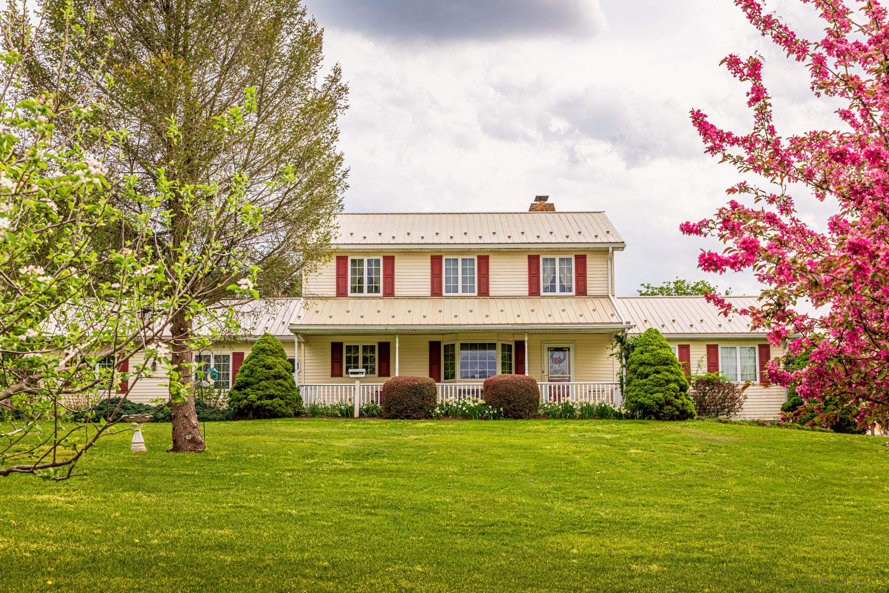 Metal Roof-tan by Esh Builders