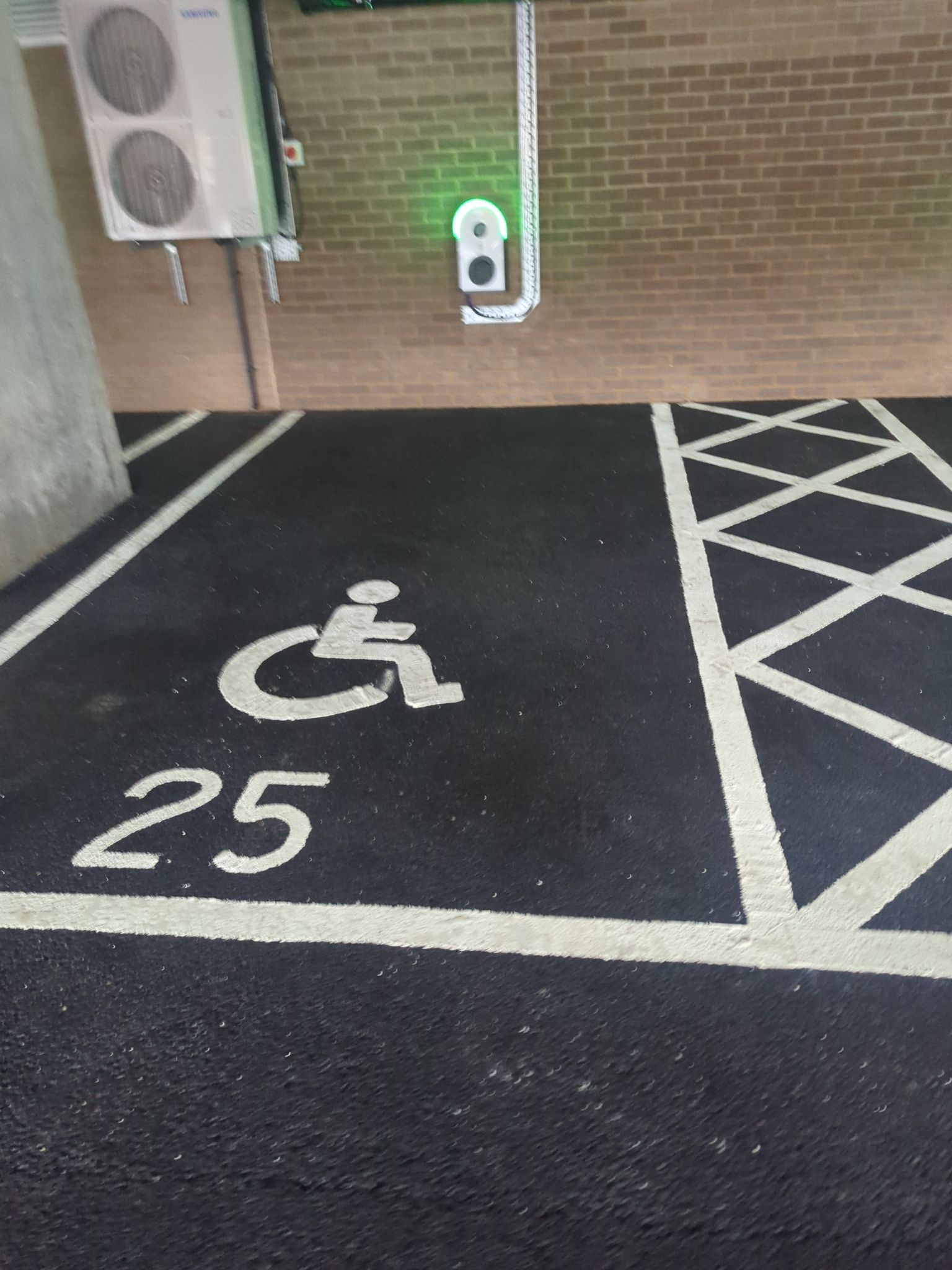Car park cleaning using Honda 15lpm Low Pressure Washing Machine by Ges Exterior Cleaning ltd