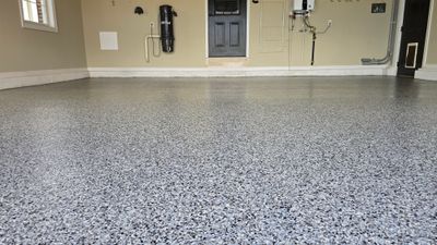 Two garages completed using Hog and Morel