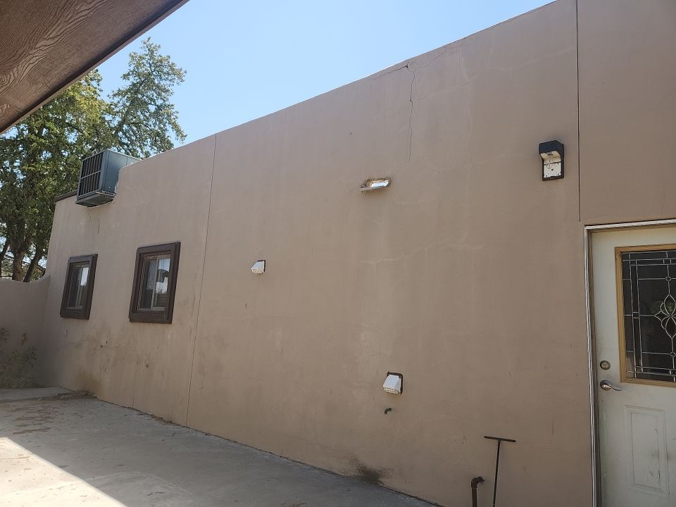 Significant Stucco Damage and Repair by Regal Renovate
