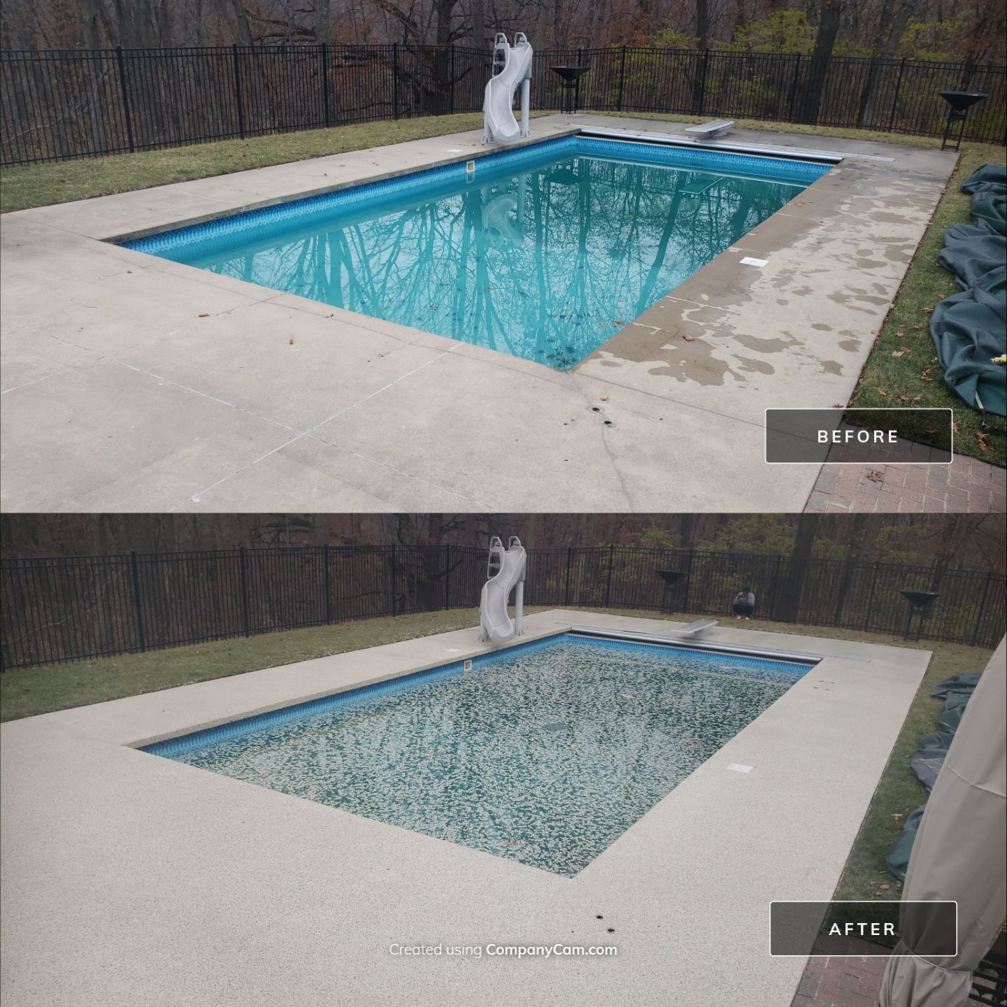 Des Moines Pool Coating by Revival Concrete Coatings