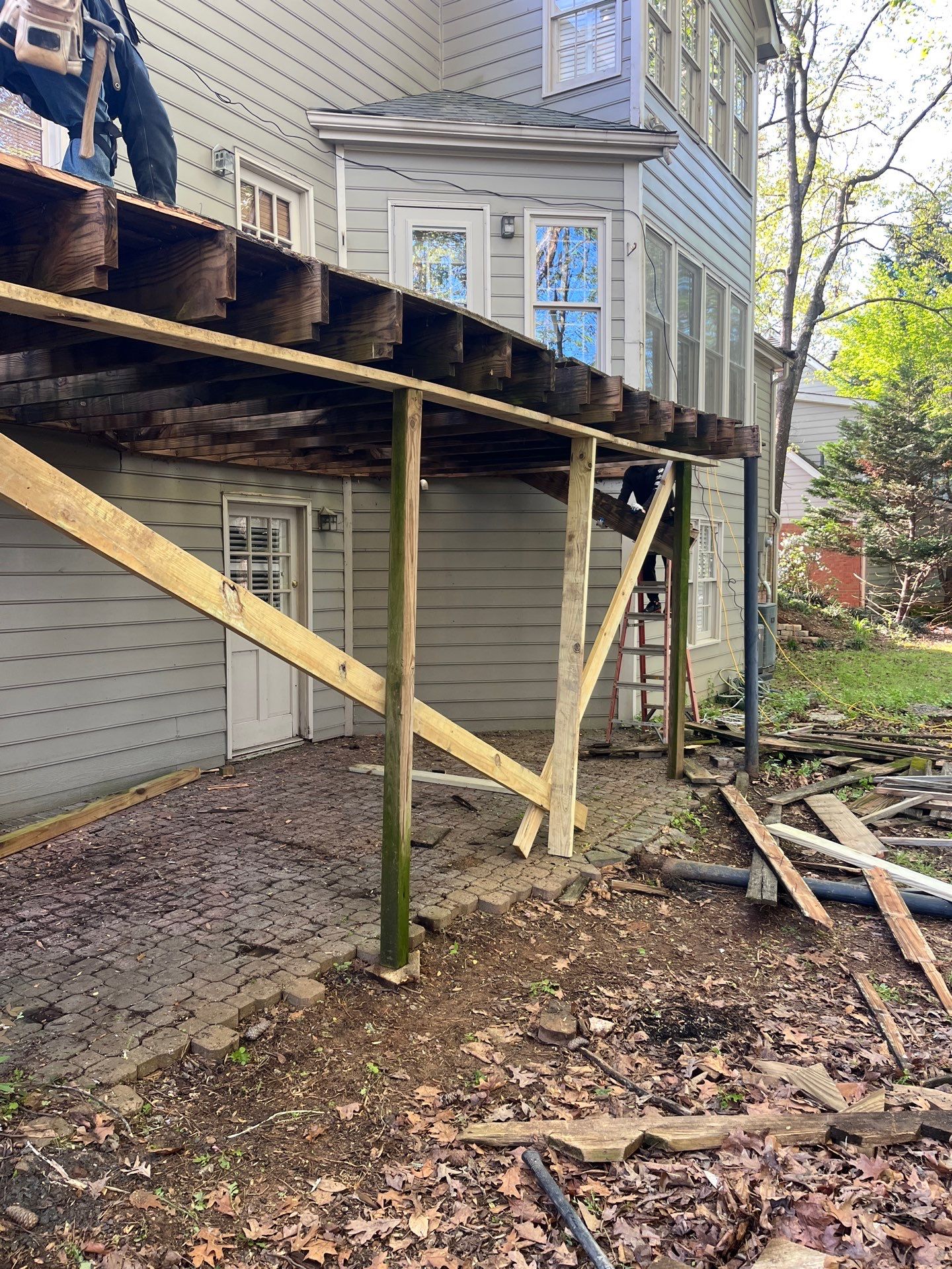 Wood Deck Build in Acworth, GA by Nelson Exteriors 