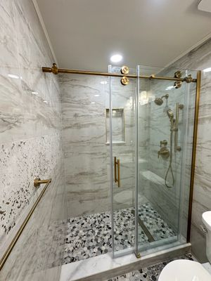 Bathroom Remodel using Tile