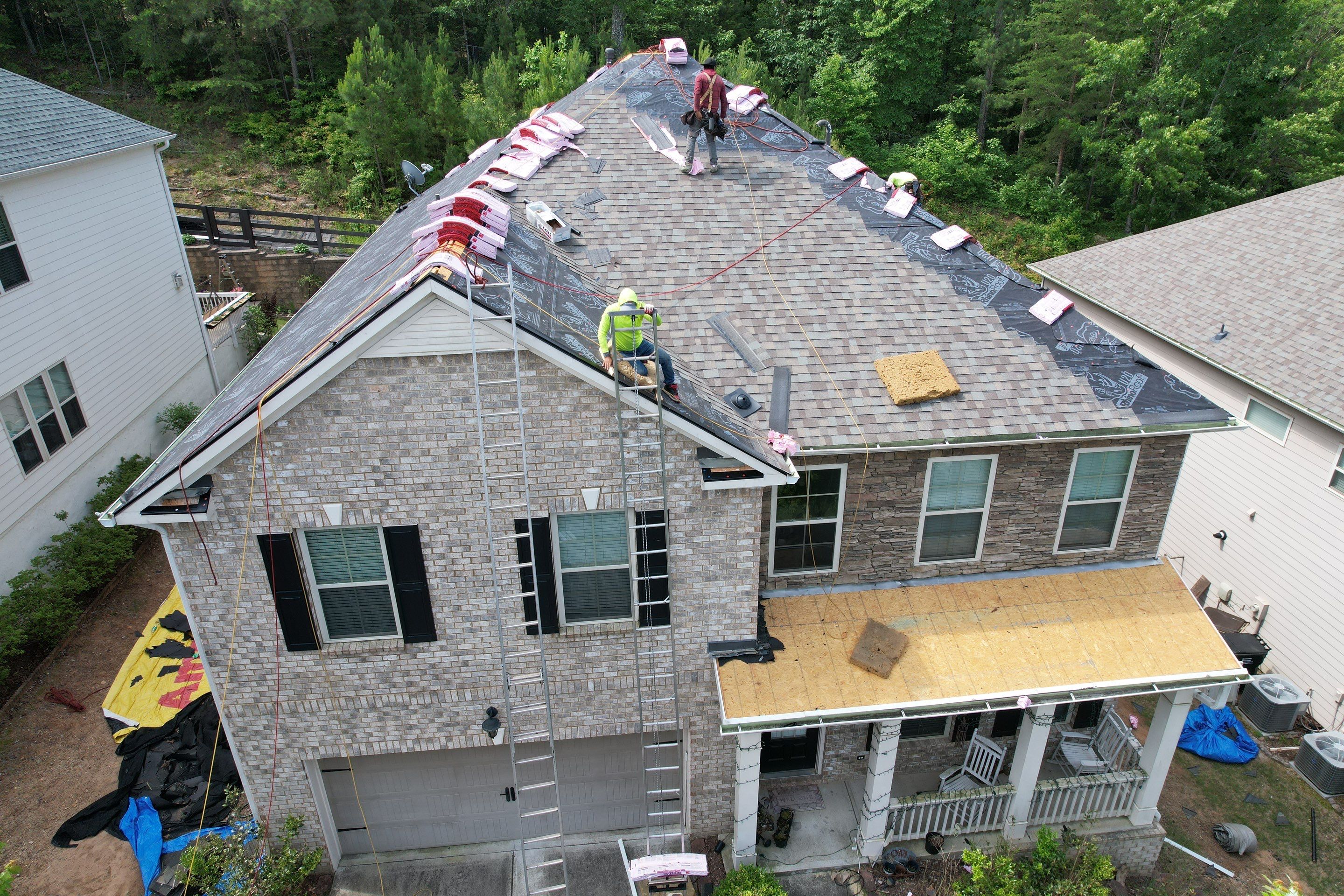 Residential Roofing Installation using Owens Corning by Inspector Roofing and Restoration