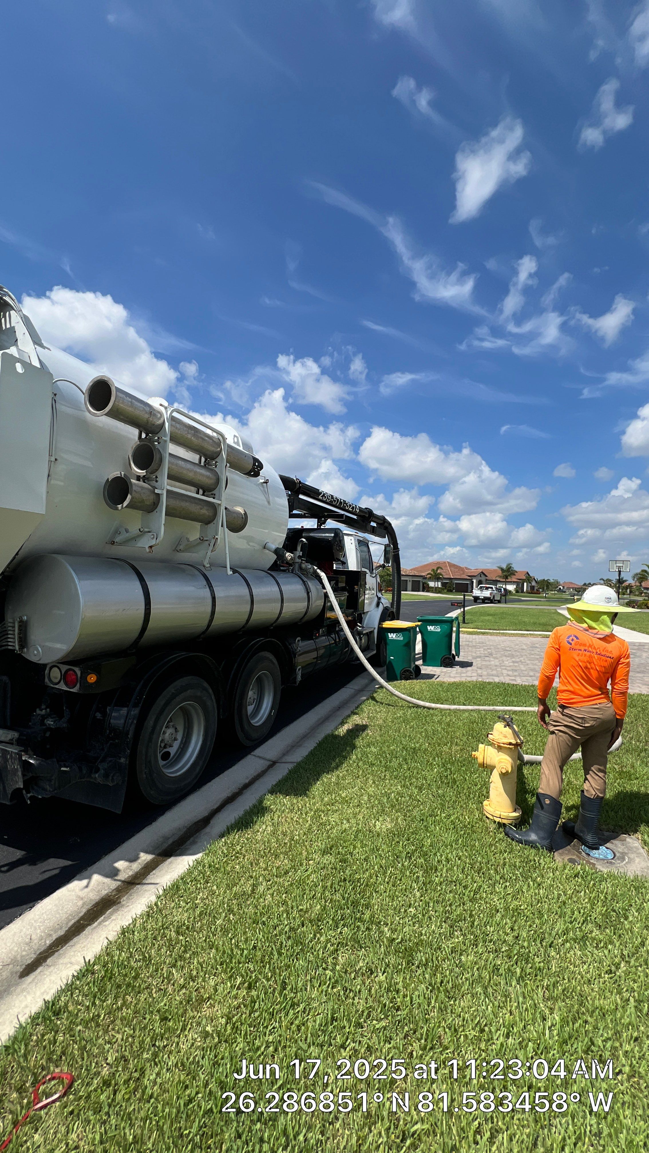 Naples Association Stormwater System Cleaning by APS Power & Water
