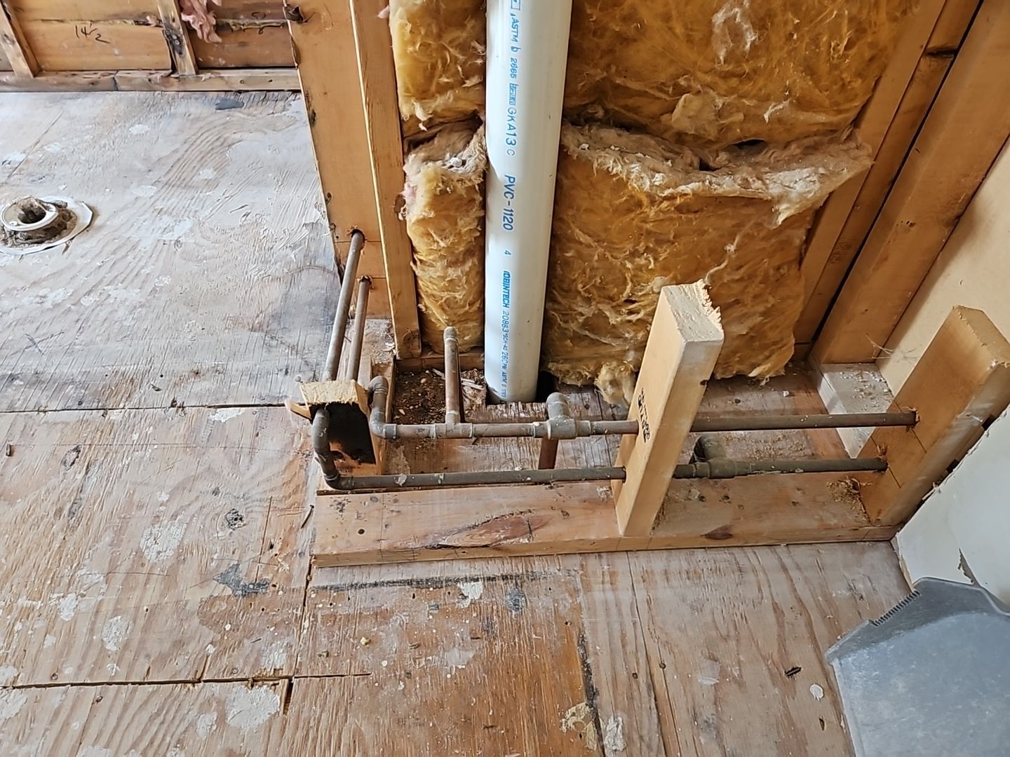 Full Bathroom Remodel, customer painting themselves by The Shower Company
