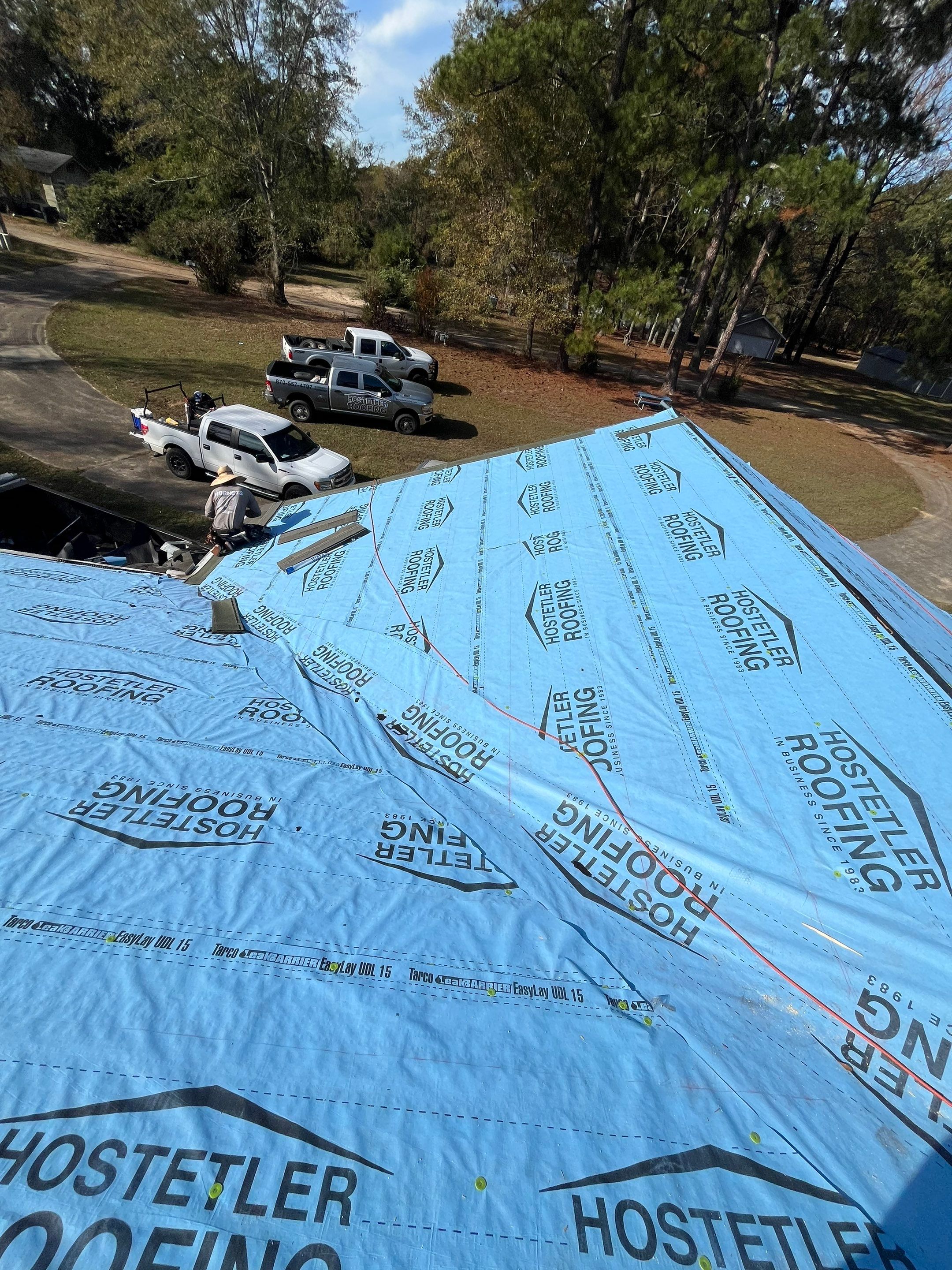 Residential Roofing Repair using Malarkey Vista: Weathered Wood  by Hostetler Roofing