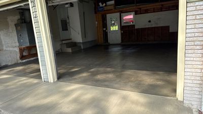 Concrete garage floor replacement