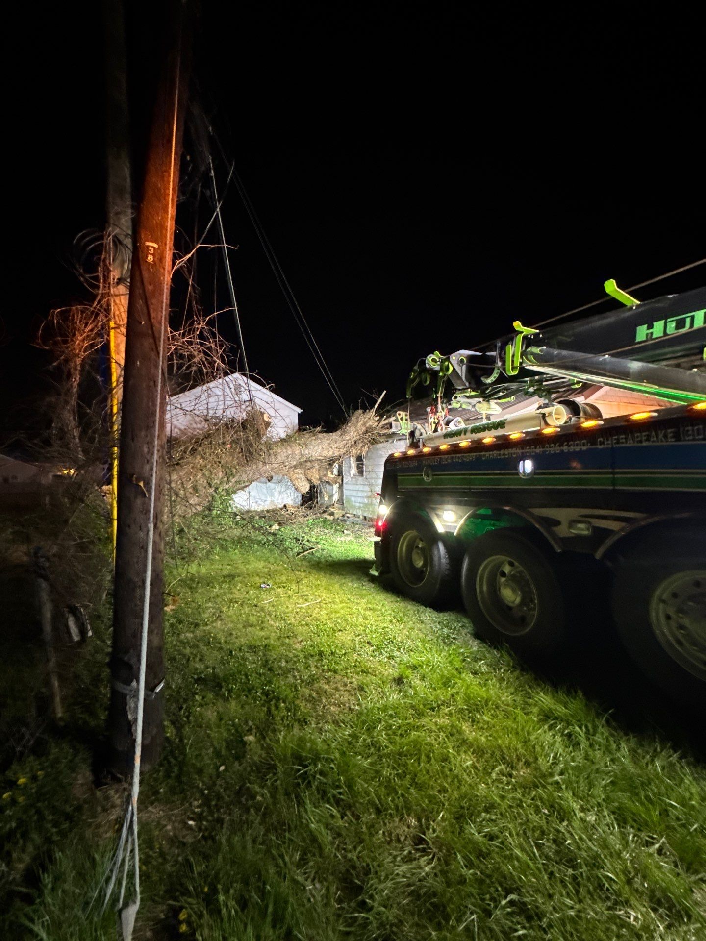 Project in Nitro, WV Rotator Crane Lifts Tree Off House | Nitro WV • One Wrong Move Job | Rotator Crane Tree Removal • Heavy Rescue Tree Job | Nitro WV • Extreme Tree Removal Over Home | Nitro WV by Jones Empire LLC