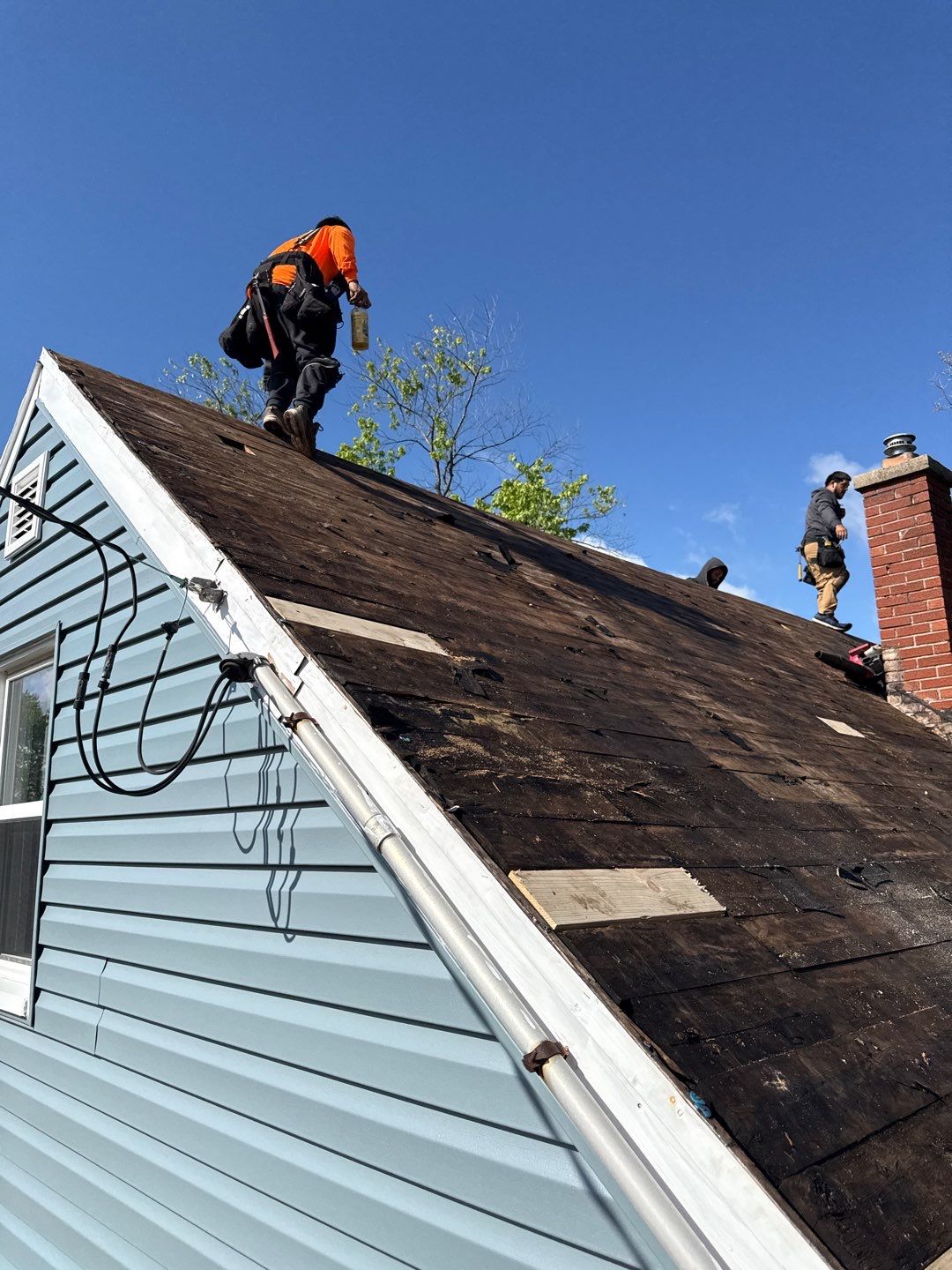 Roof and siding replacement by wind damage by Just Brilliant Restoration JBR