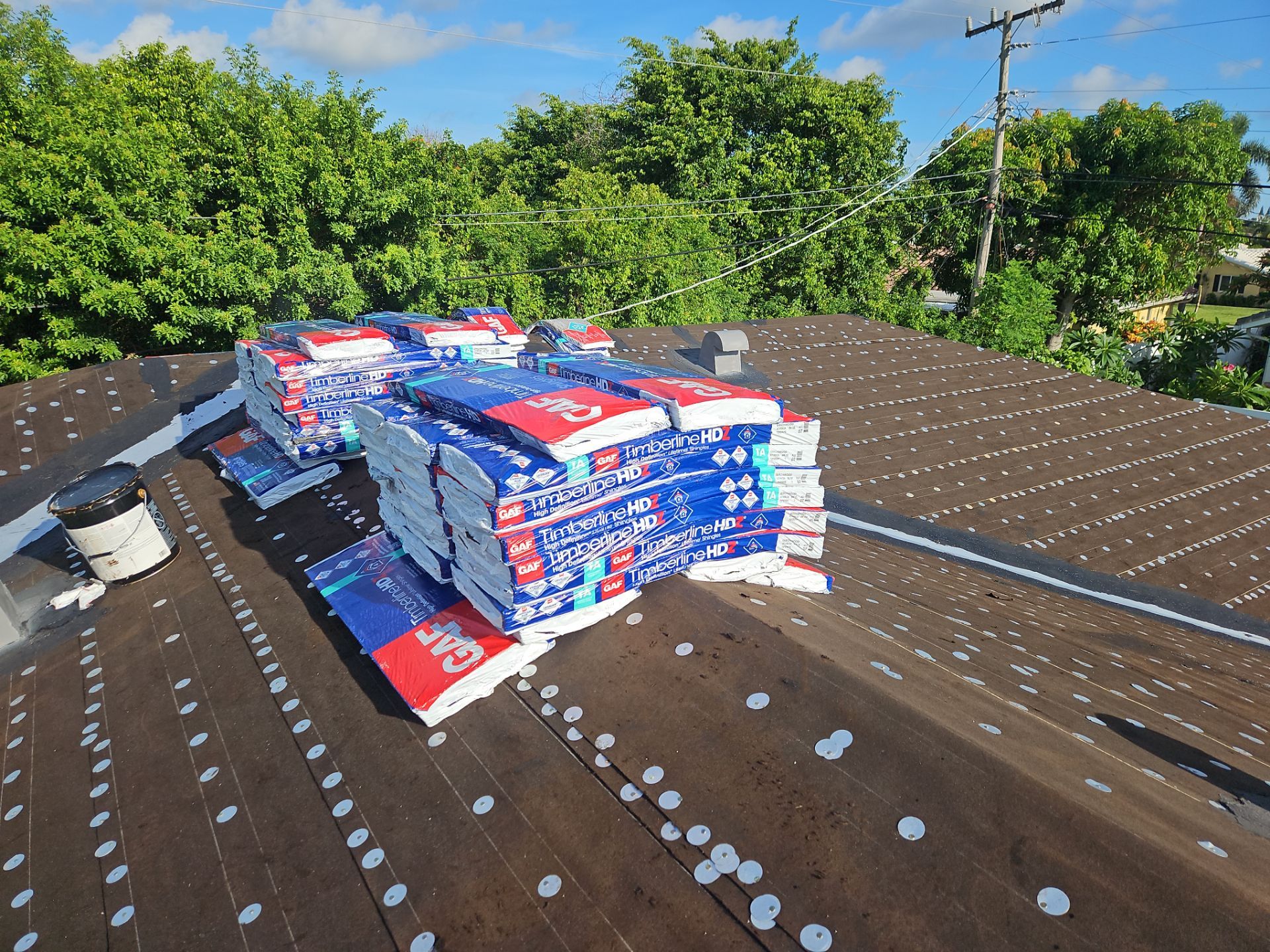 Residential Roofing Installation using GAF by BLUES BROTHERS ROOFING